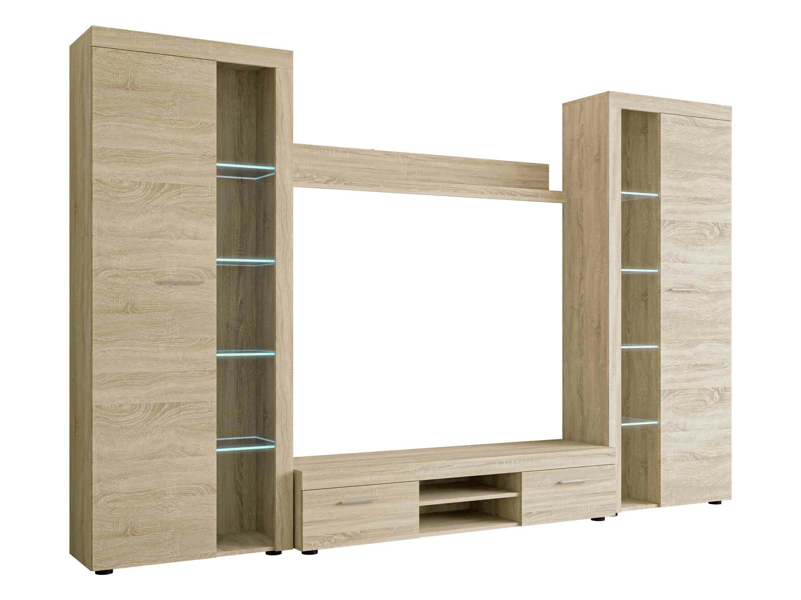 Σετ επίπλων σαλονιού Soca II (Sonoma οξιά)