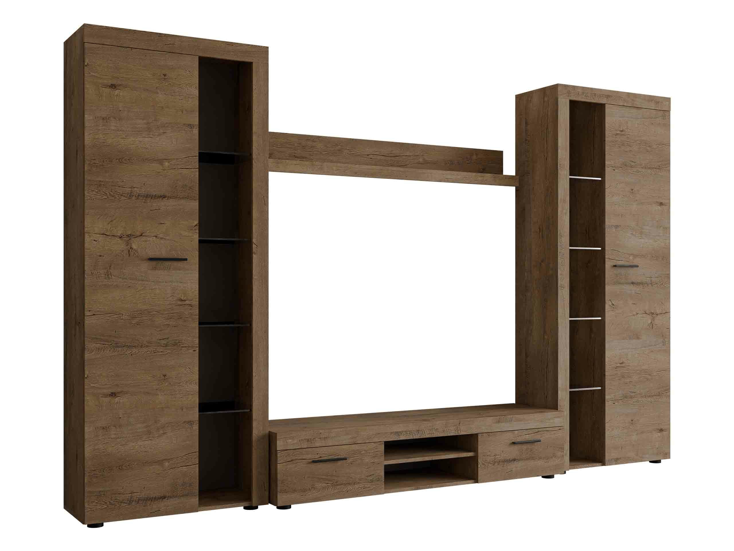 Σετ επίπλων σαλονιού Univio II (Δρυς Λευκάδας)