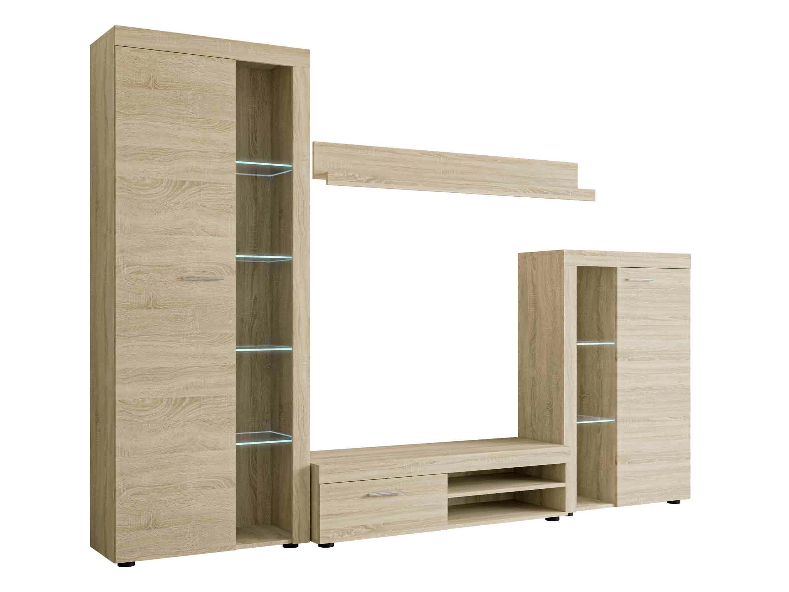 Σετ επίπλων σαλονιού Univio (Sonoma οξιά)