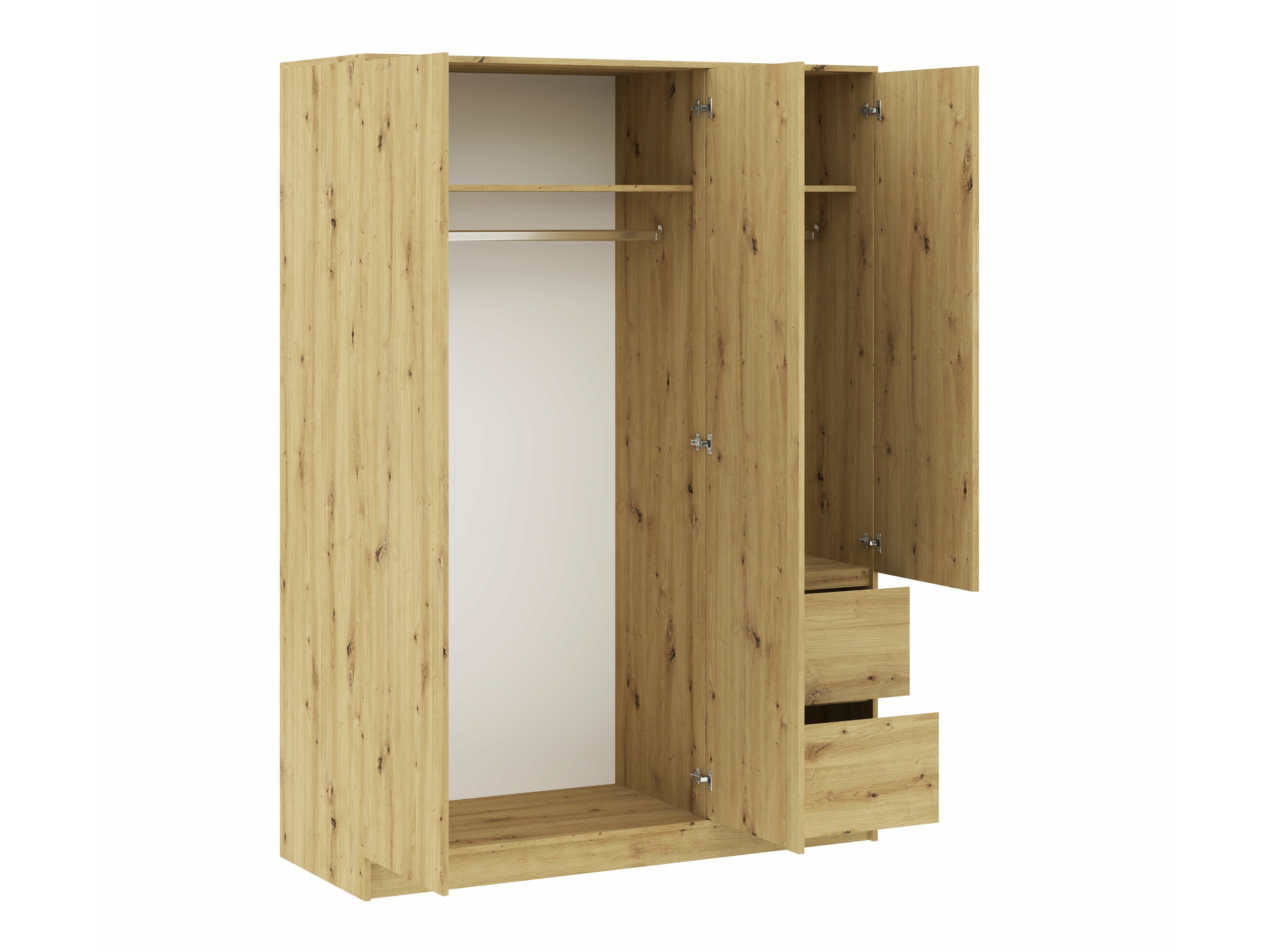 Wardrobe Mervese 103 (Artisan oak)