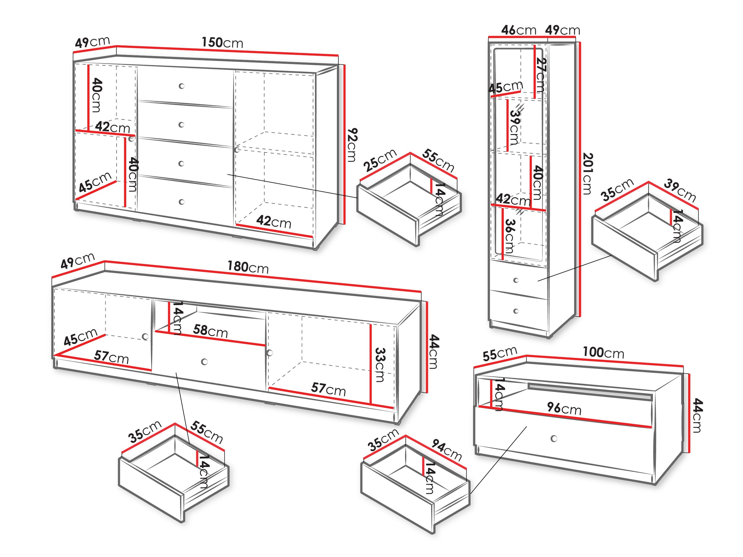 Σετ επίπλων σαλονιού Comfivo Lenitas