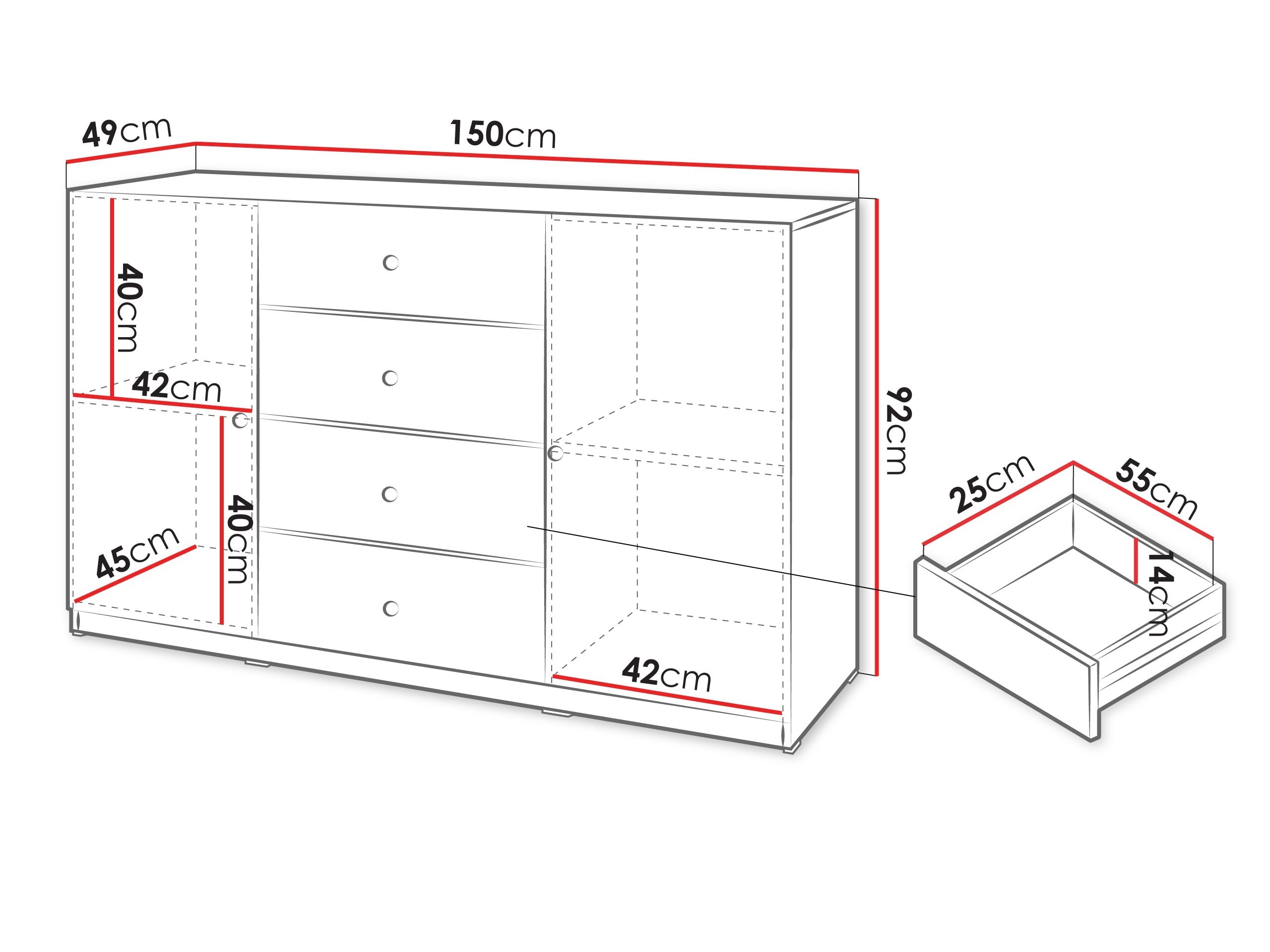 Συρταριέρα Comfivo Lenitas I