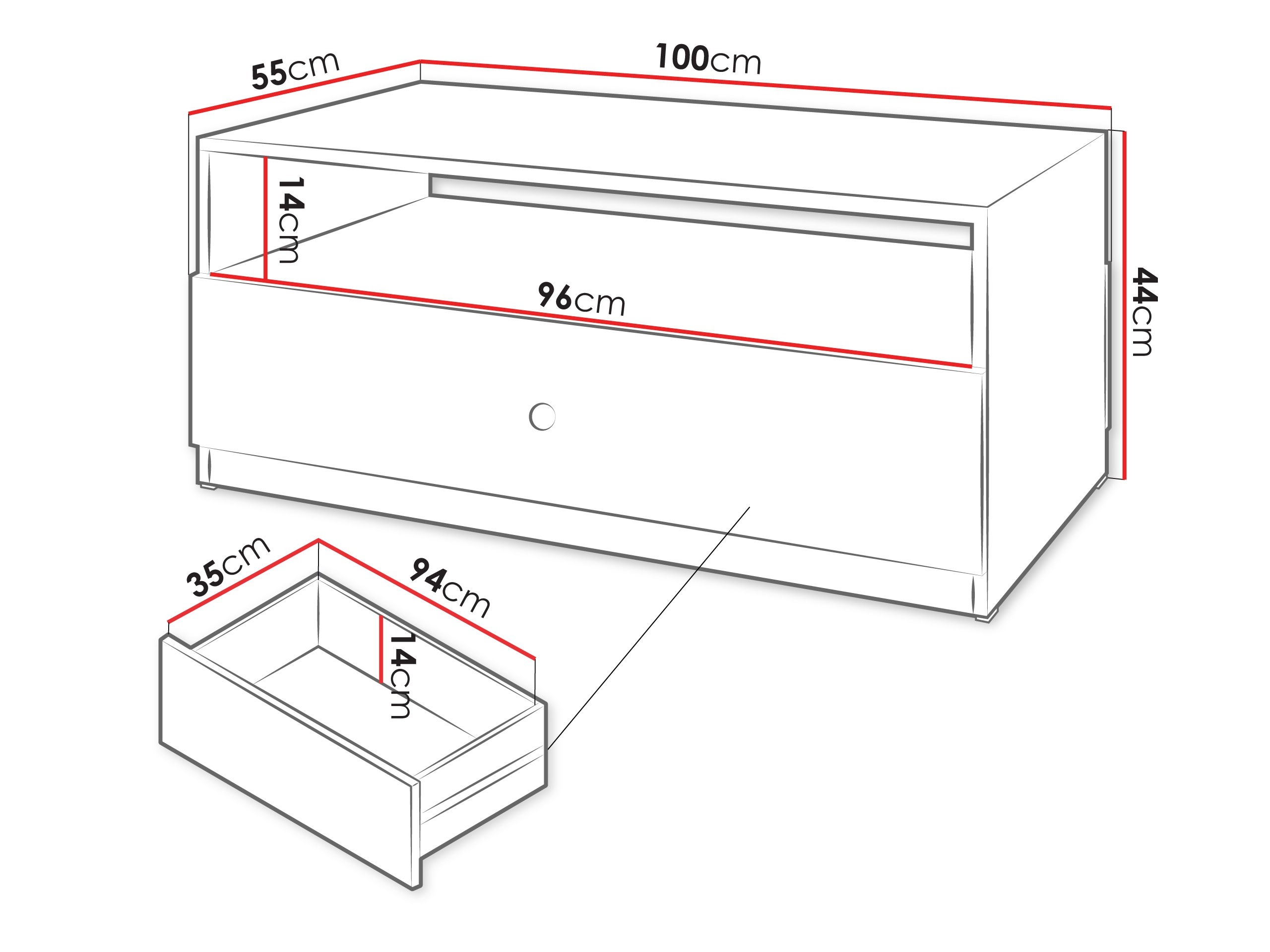 Τραπεζάκι σαλονιού Comfivo Lenitas