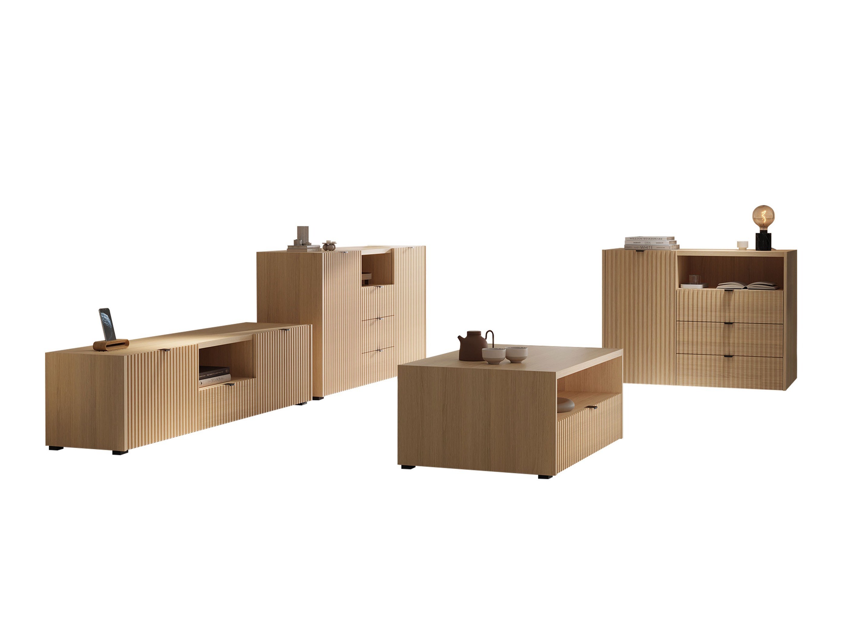 Σετ επίπλων σαλονιού Comfivo Ordo