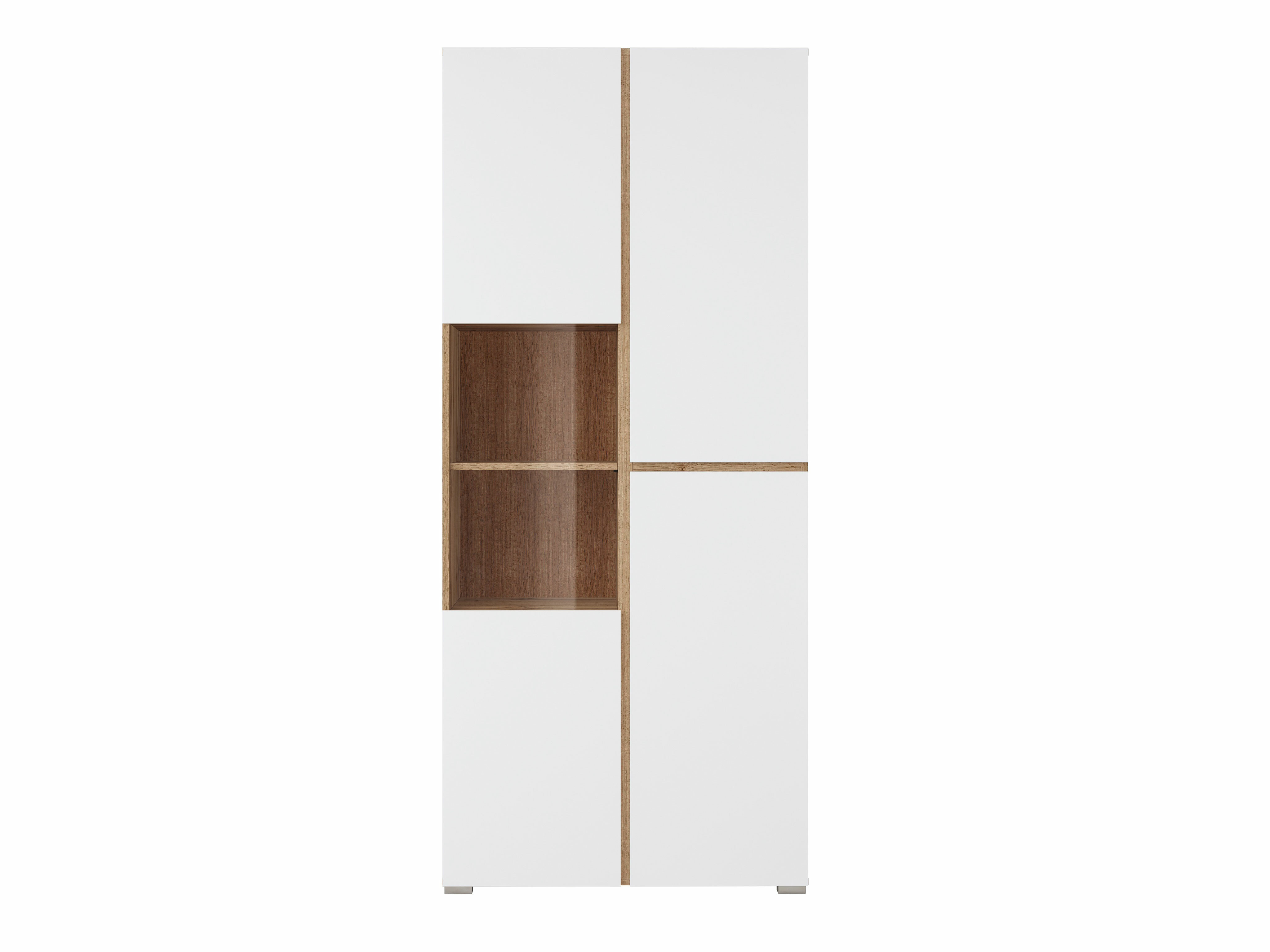 Bookcase Alfere 110 (Wotan Oak + White)