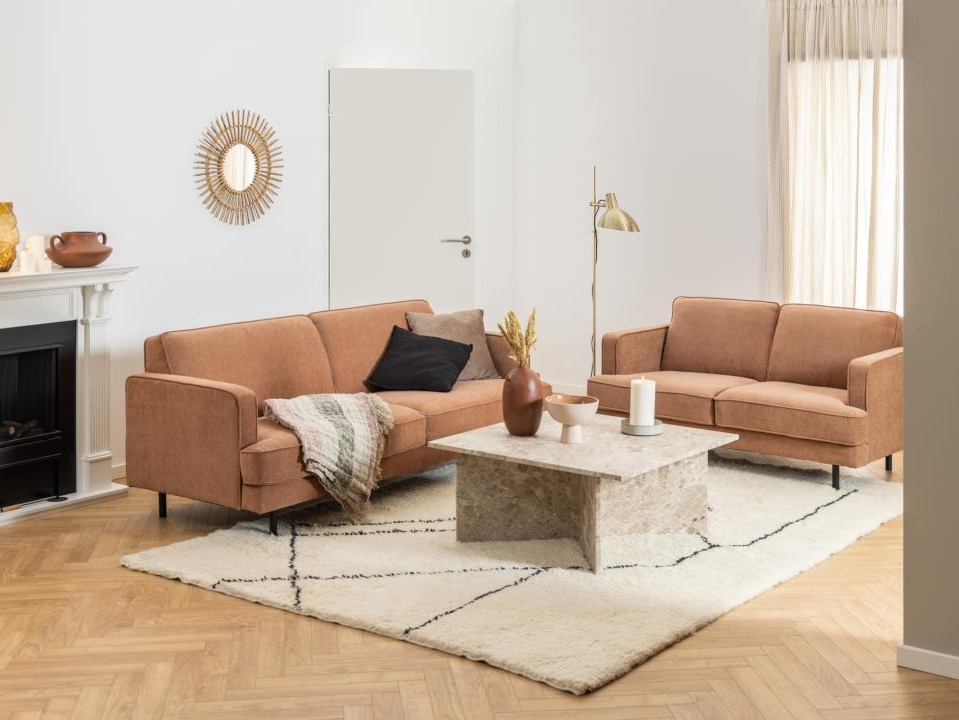 Τραπεζάκι σαλονιού Norsica 971 (Ανοιχτό καφέ)