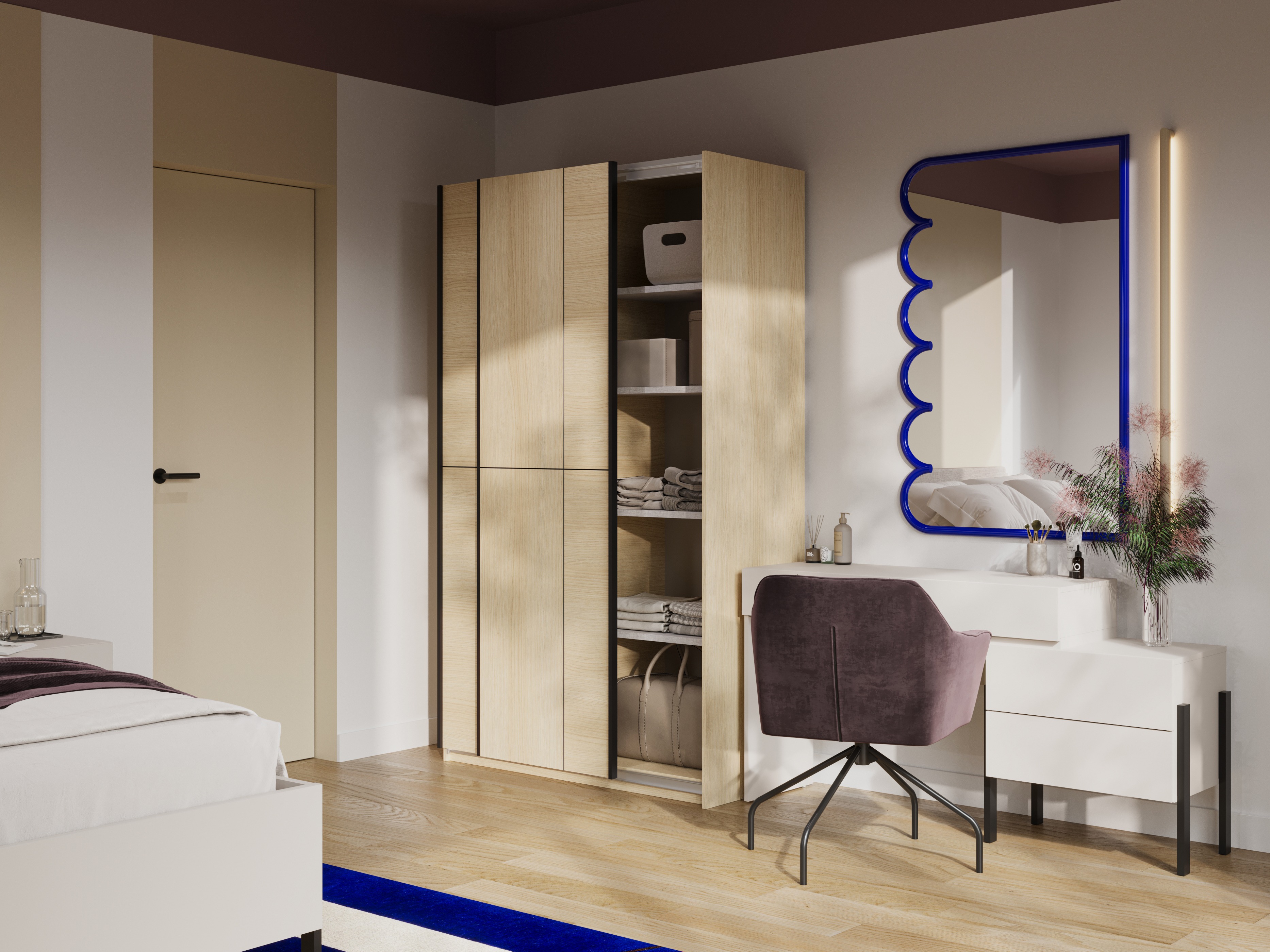 Wardrobe Austin 369 (Oak)