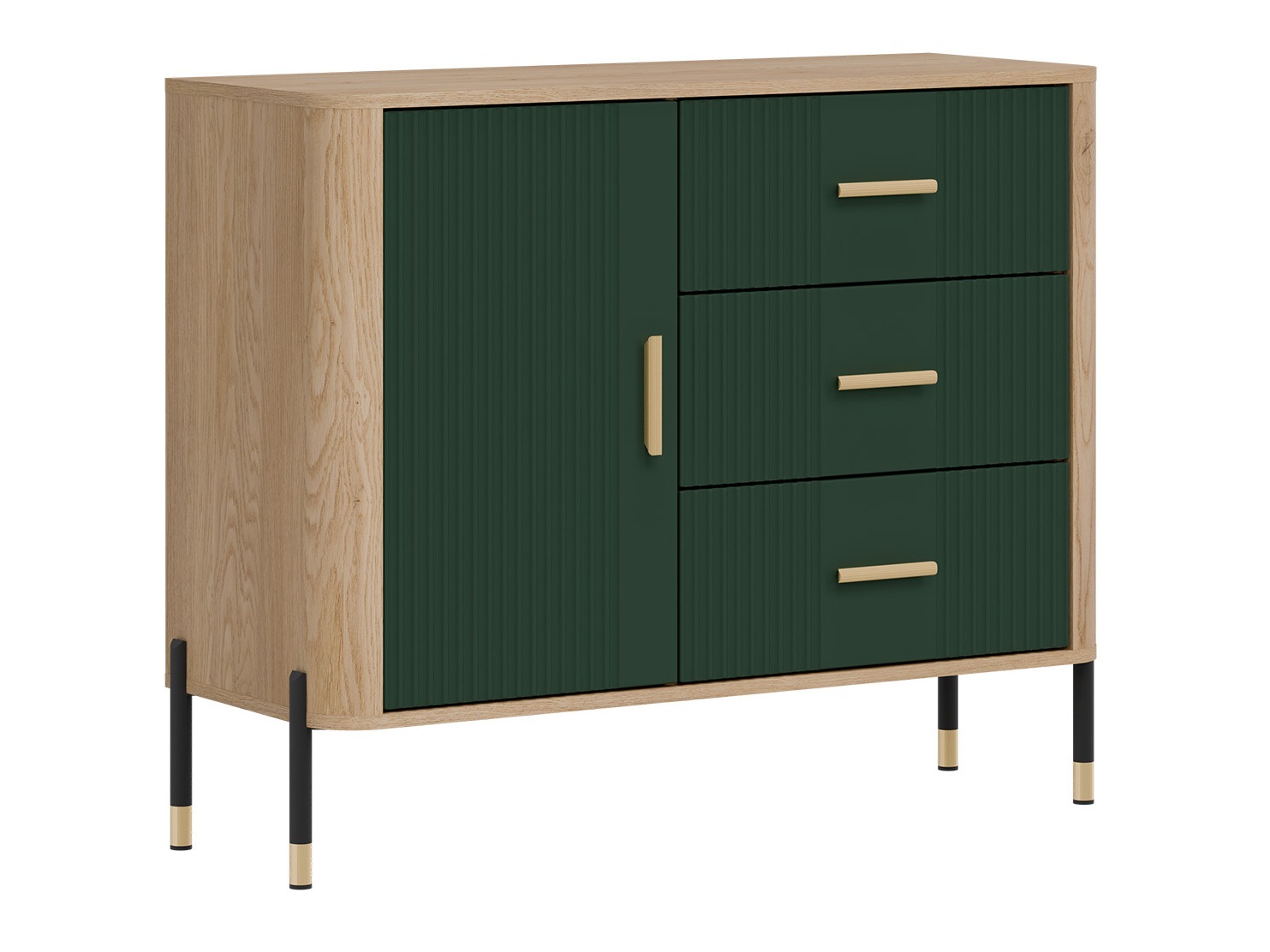Chest of drawers Flosora 107 (Green)