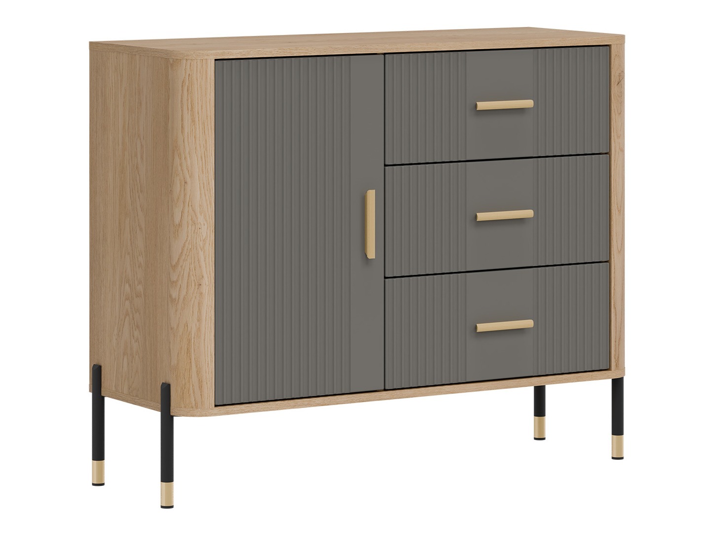 Chest of drawers Flosora 107 (Grey)