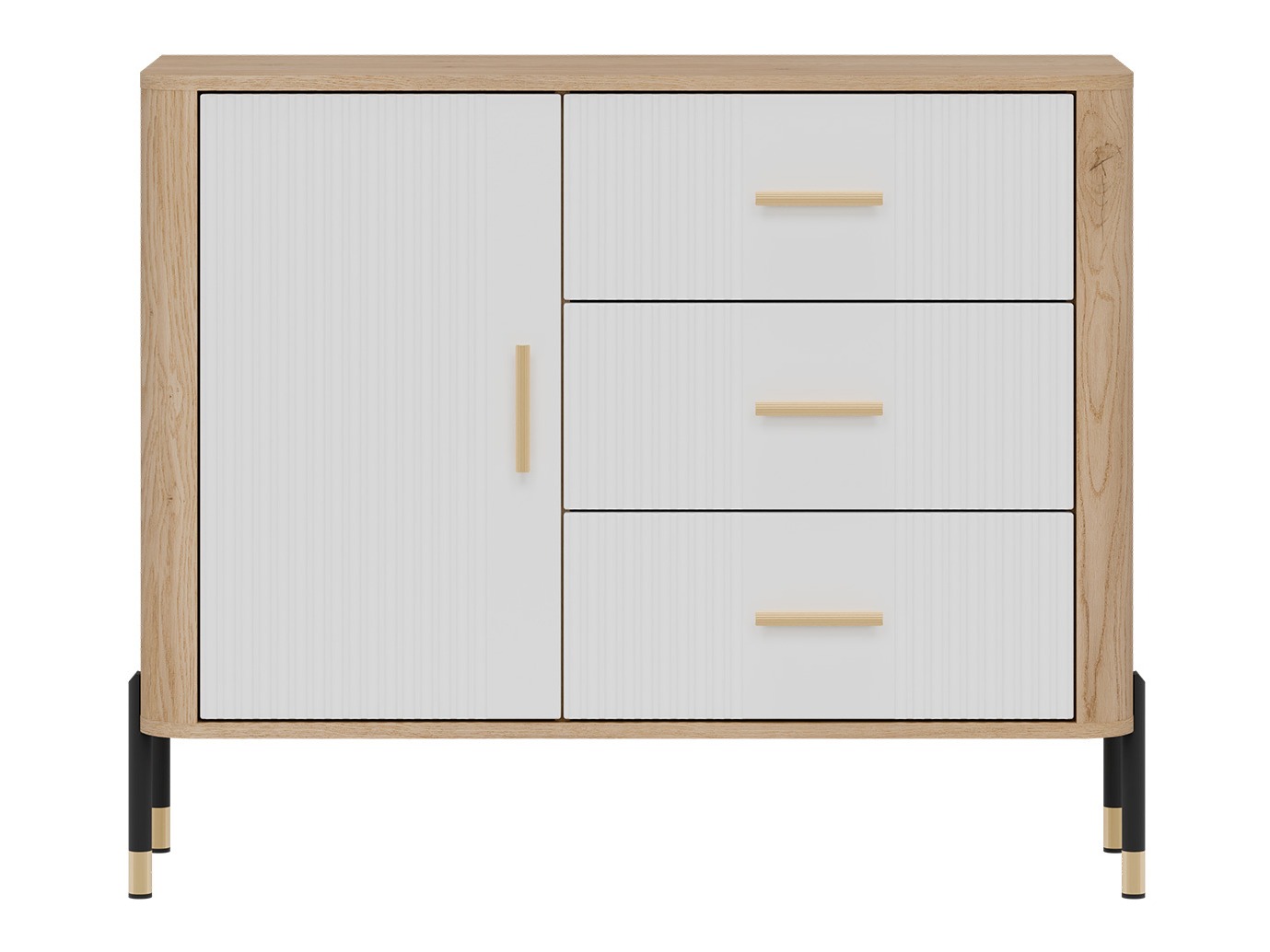 Chest of drawers Flosora 107 (White)