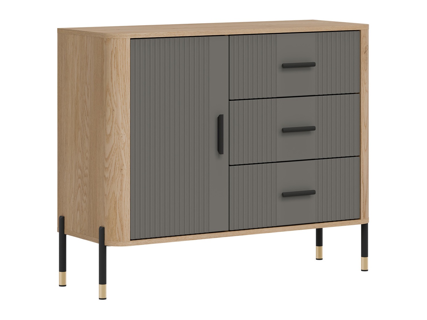 Συρταριέρα Flosora 107 (Γκρι)