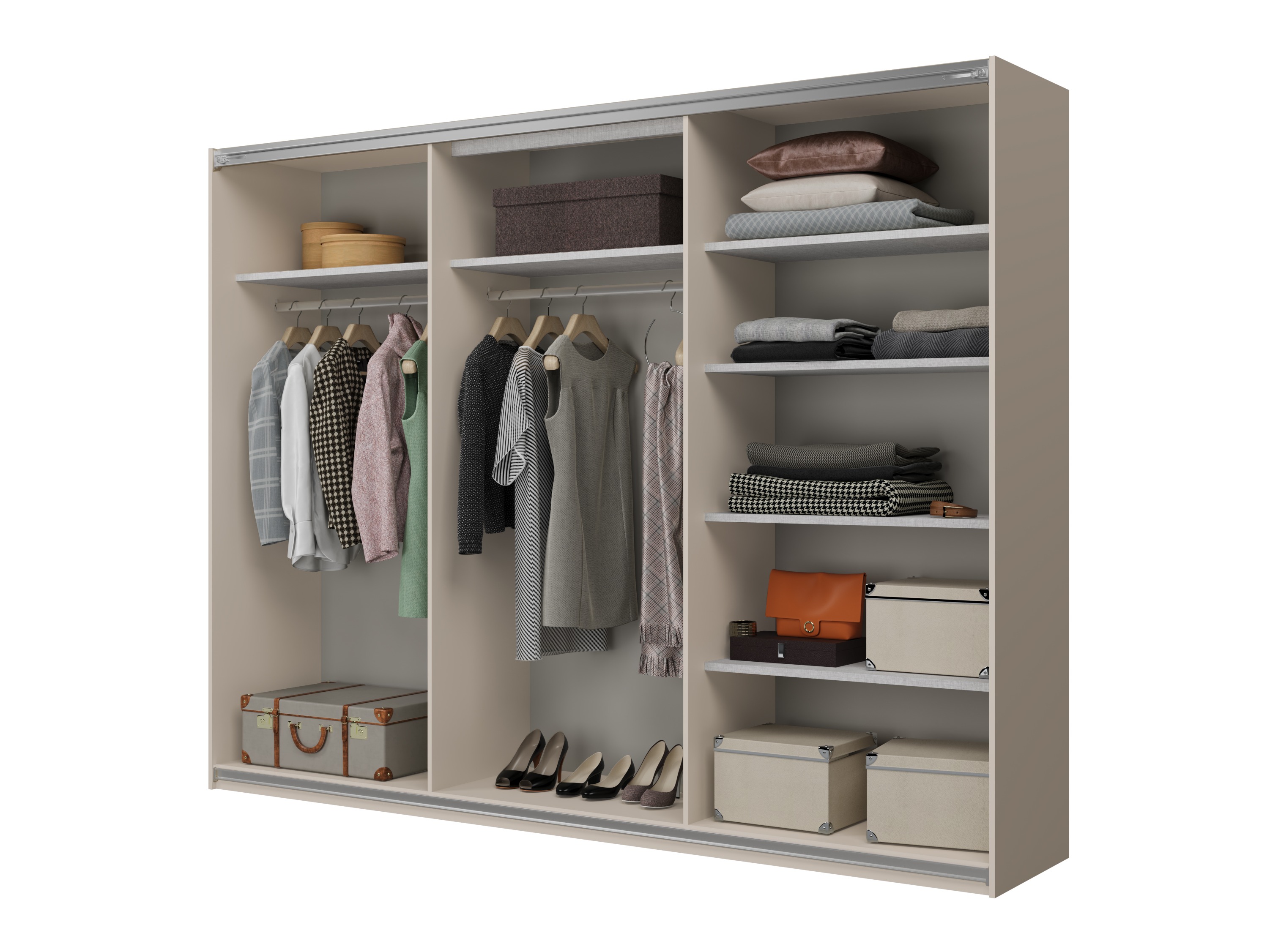 Wardrobe Austin 370 (Cashmere + Congo)