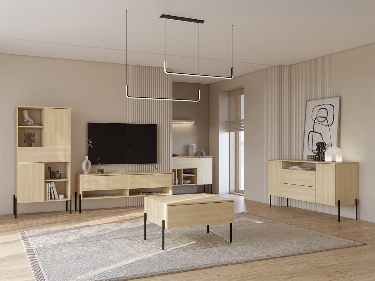 Chest of drawers Levtenu 112 (Oak)