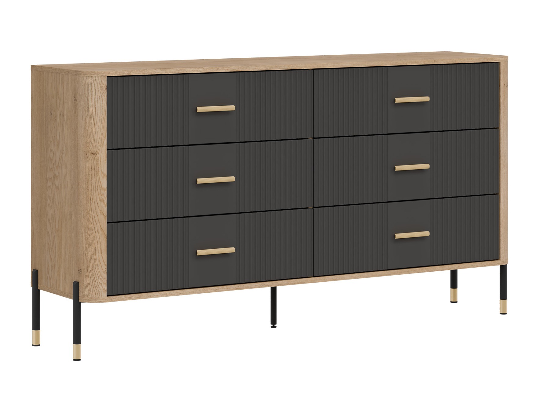 Chest of drawers Flosora 111 (Anthracite)