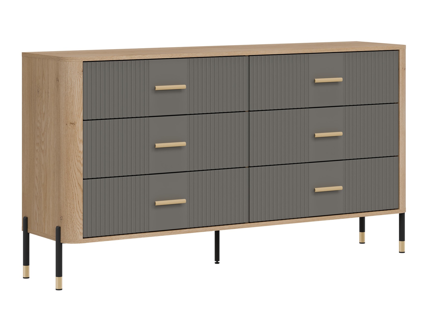 Chest of drawers Flosora 111 (Grey)