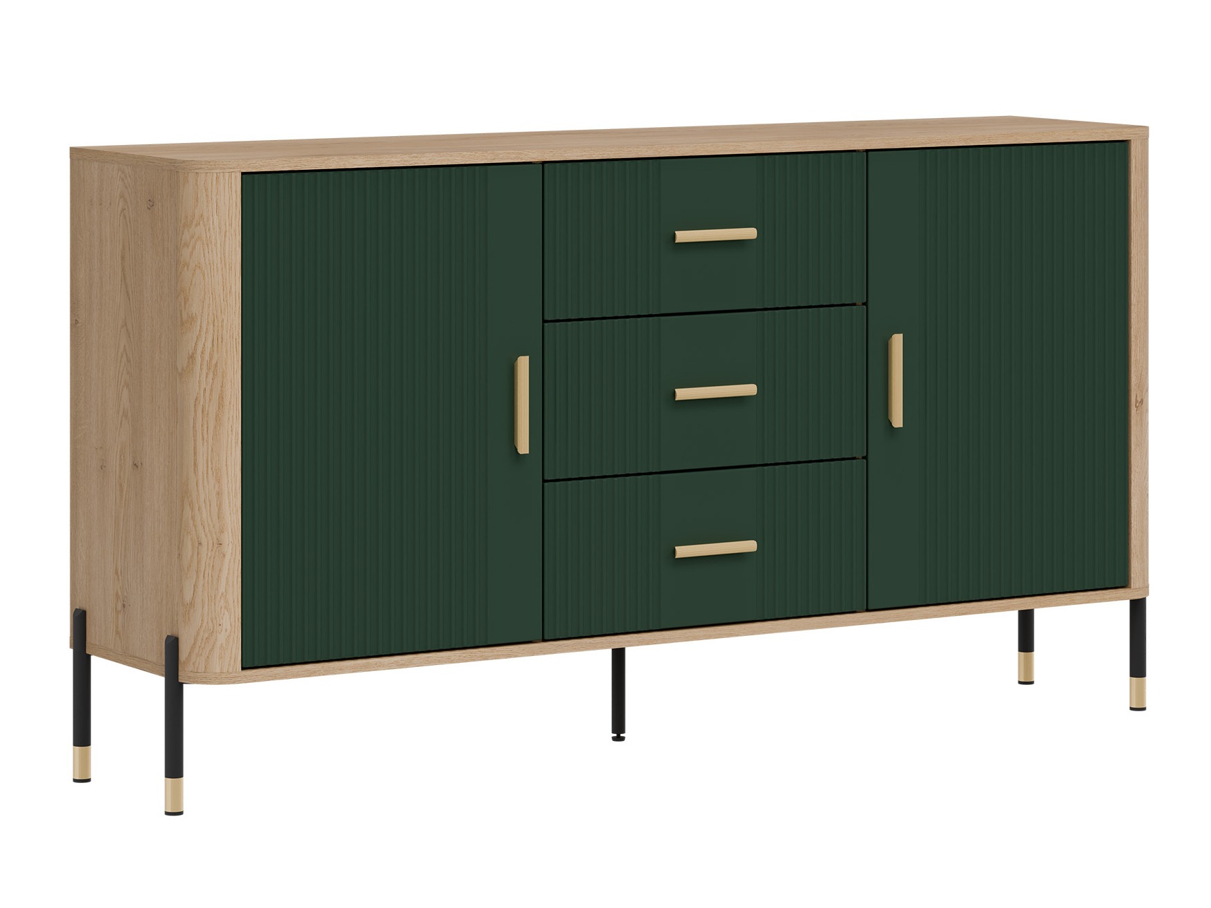 Chest of drawers Flosora 113 (Green)