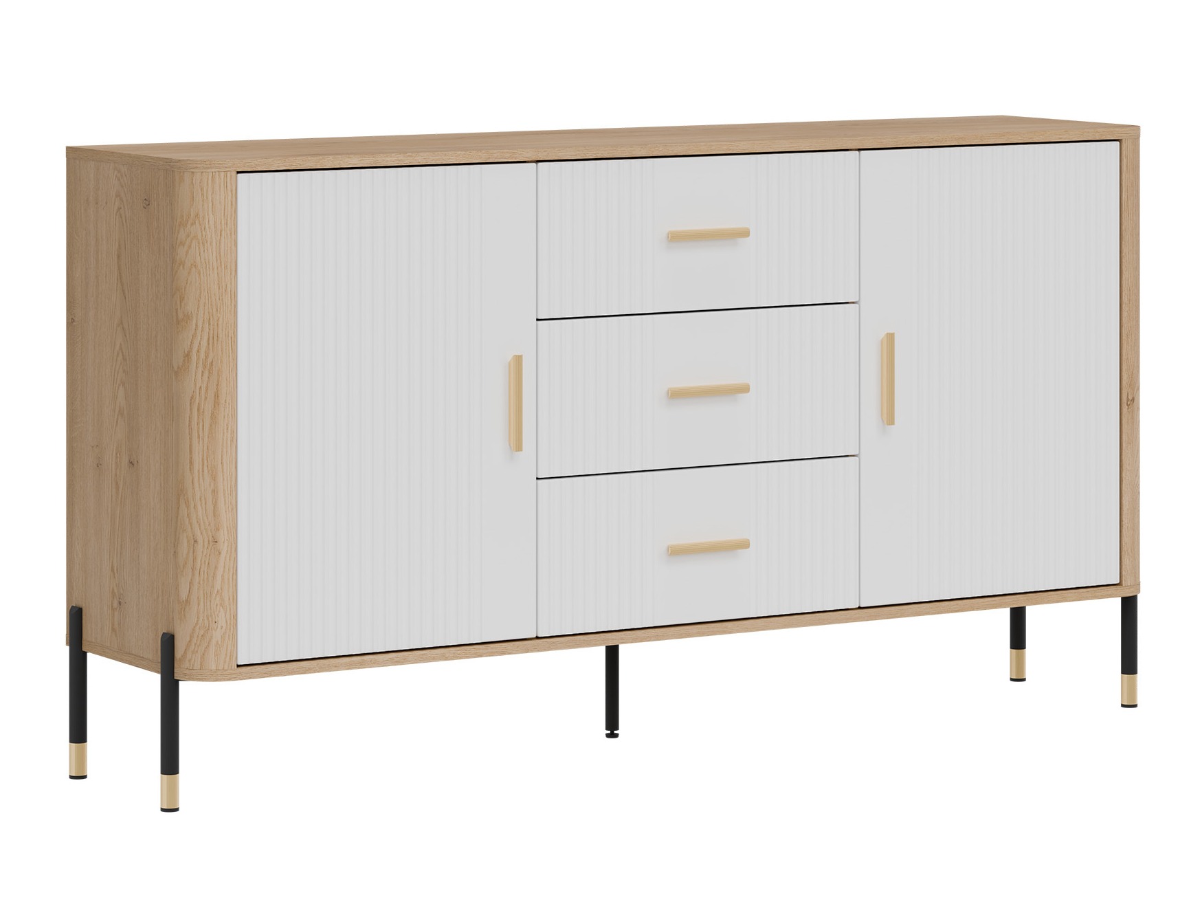 Chest of drawers Flosora 113 (White)