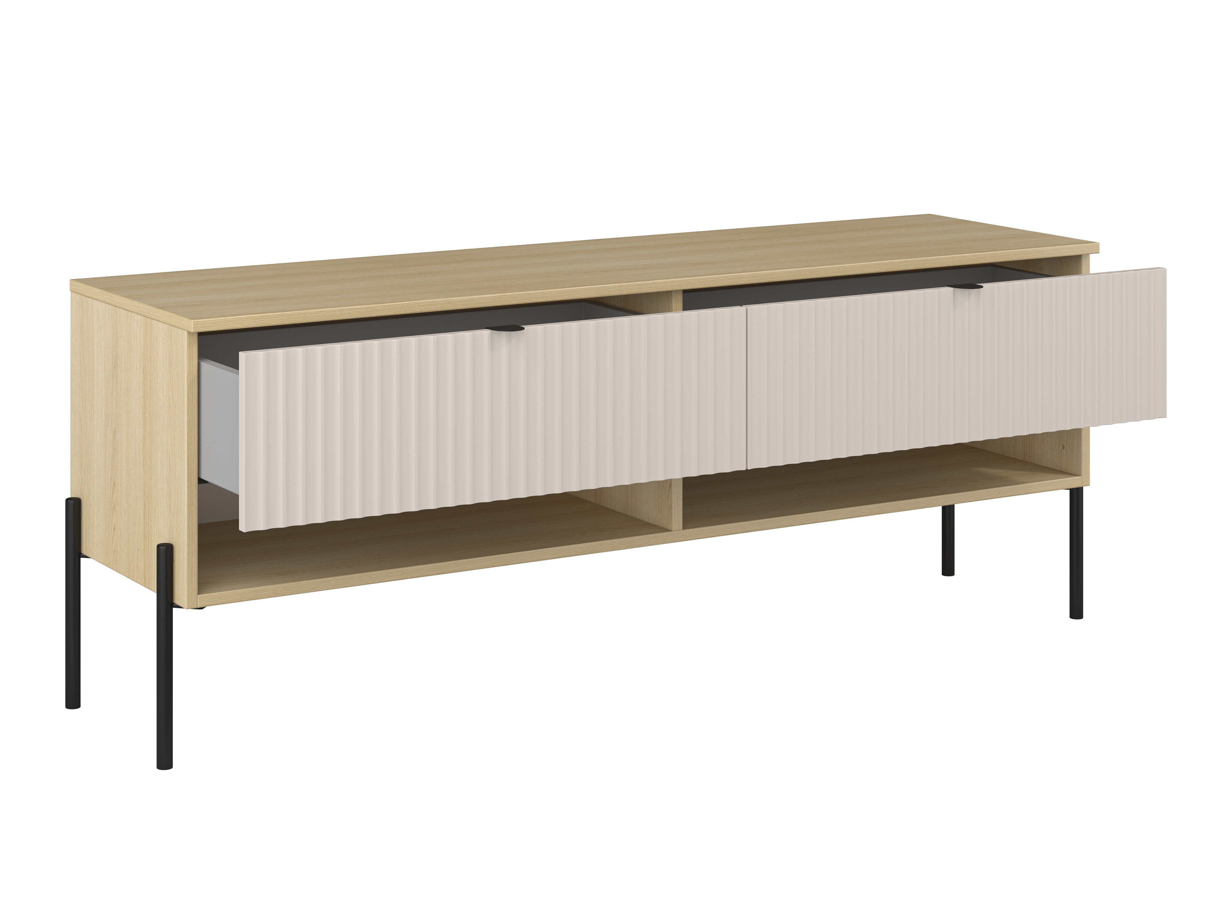 Σετ επίπλων σαλονιού Levtenu 119 (Δρυς + Κασμίρι)