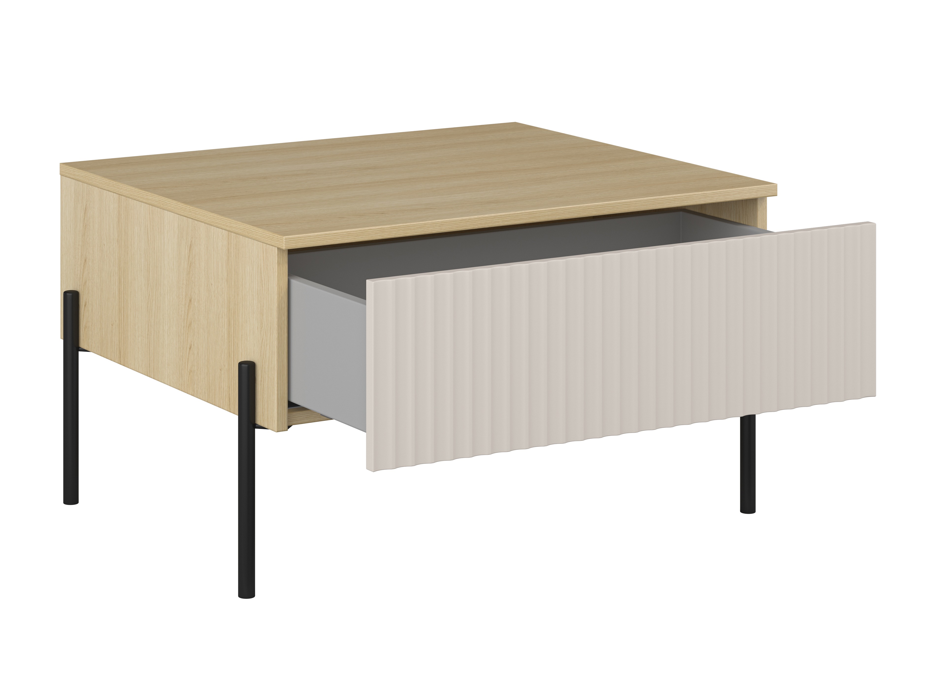 Σετ επίπλων σαλονιού Levtenu 119 (Δρυς + Κασμίρι)