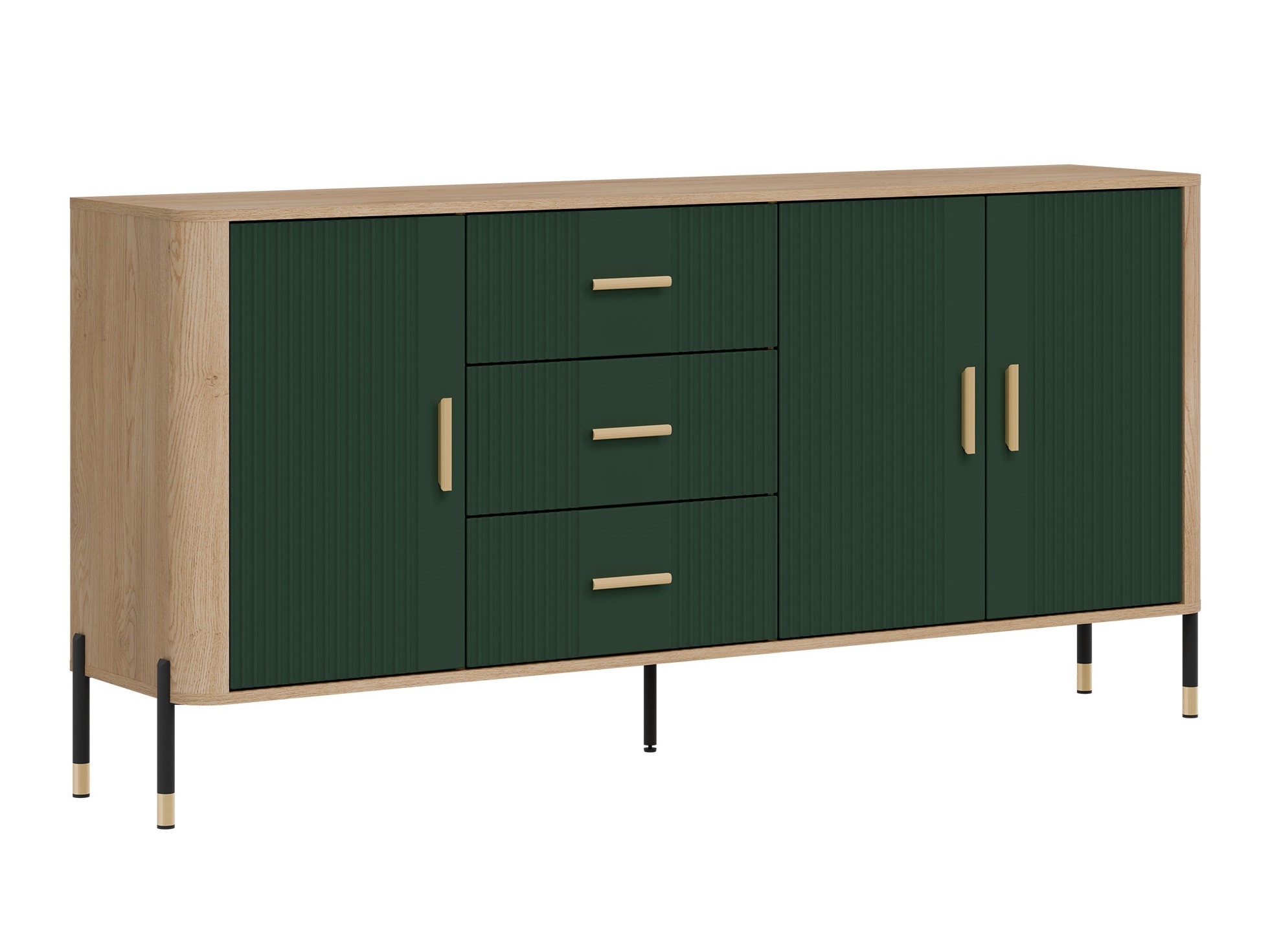 Chest of drawers Flosora 115 (Green)