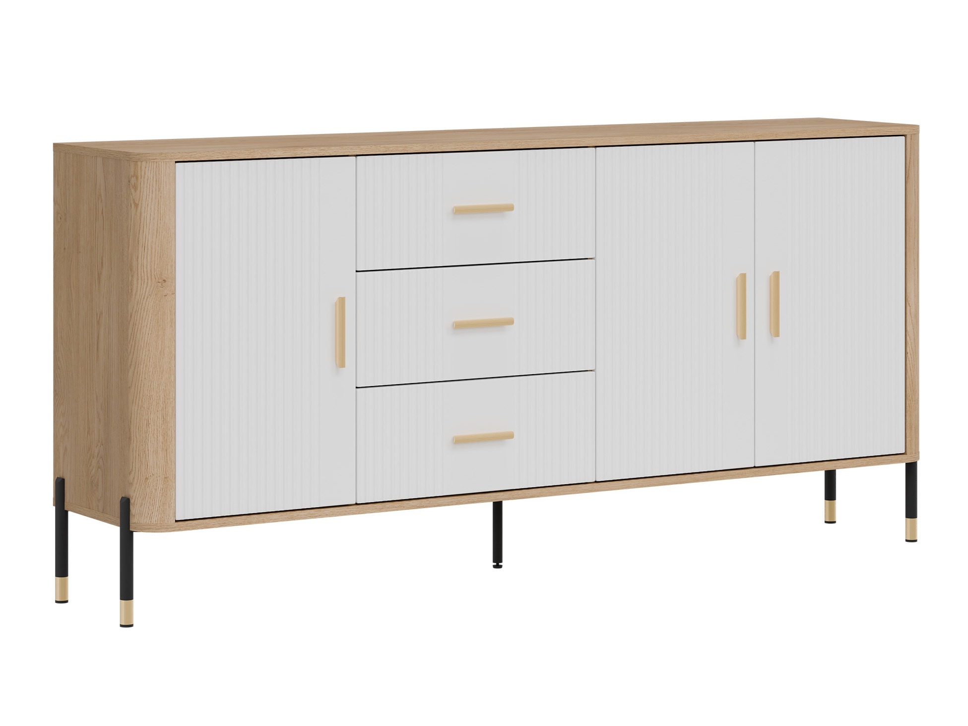 Chest of drawers Flosora 115 (White)