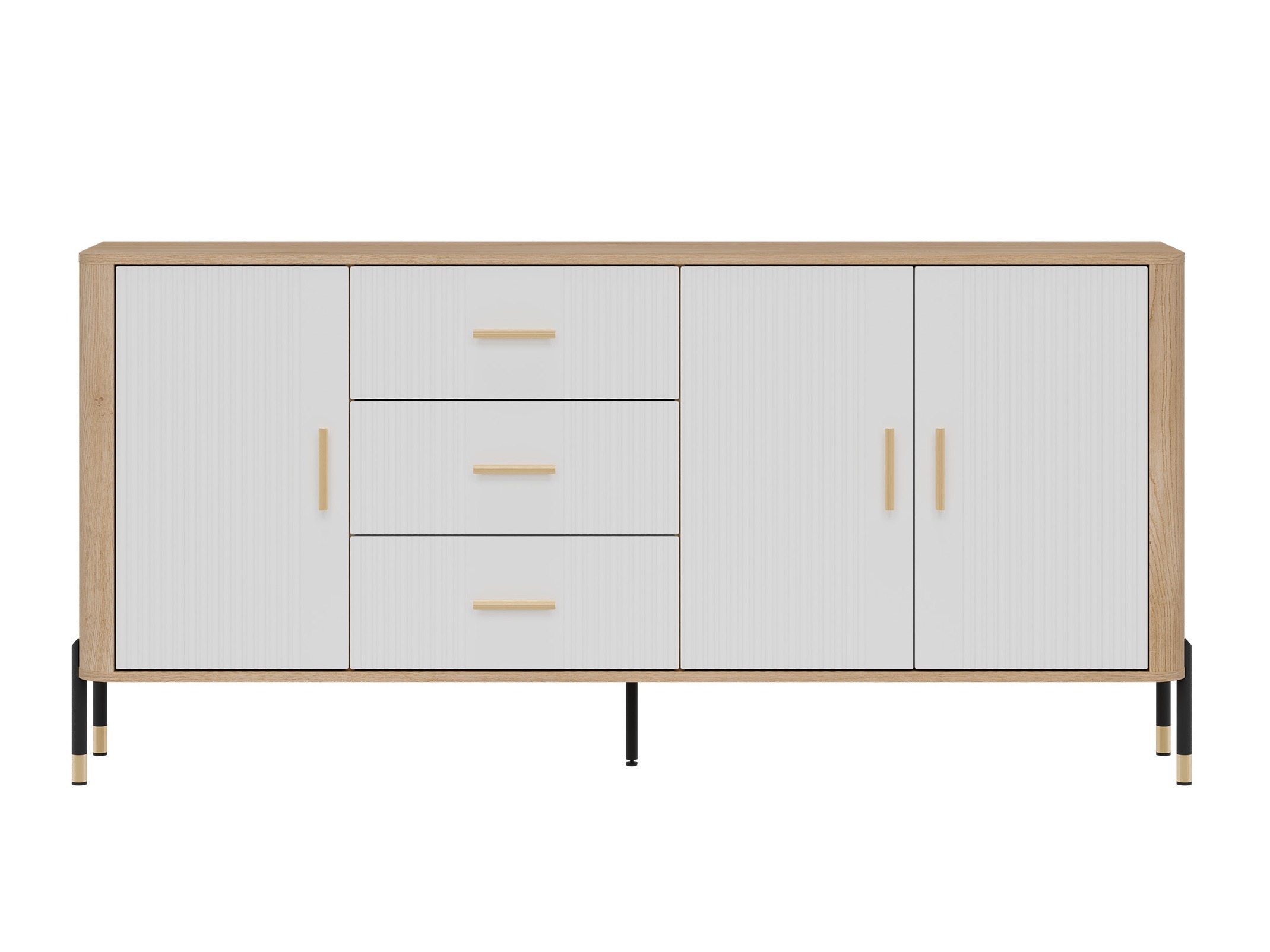 Chest of drawers Flosora 115 (White)