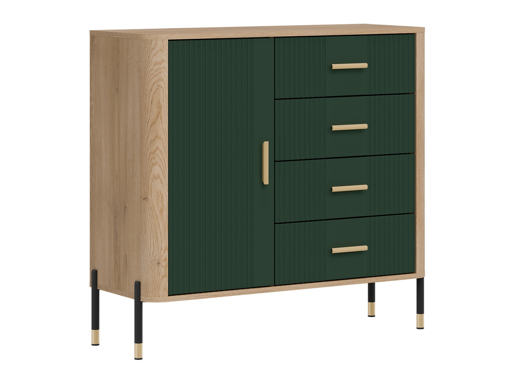 Chest of drawers Flosora 117 (Green)