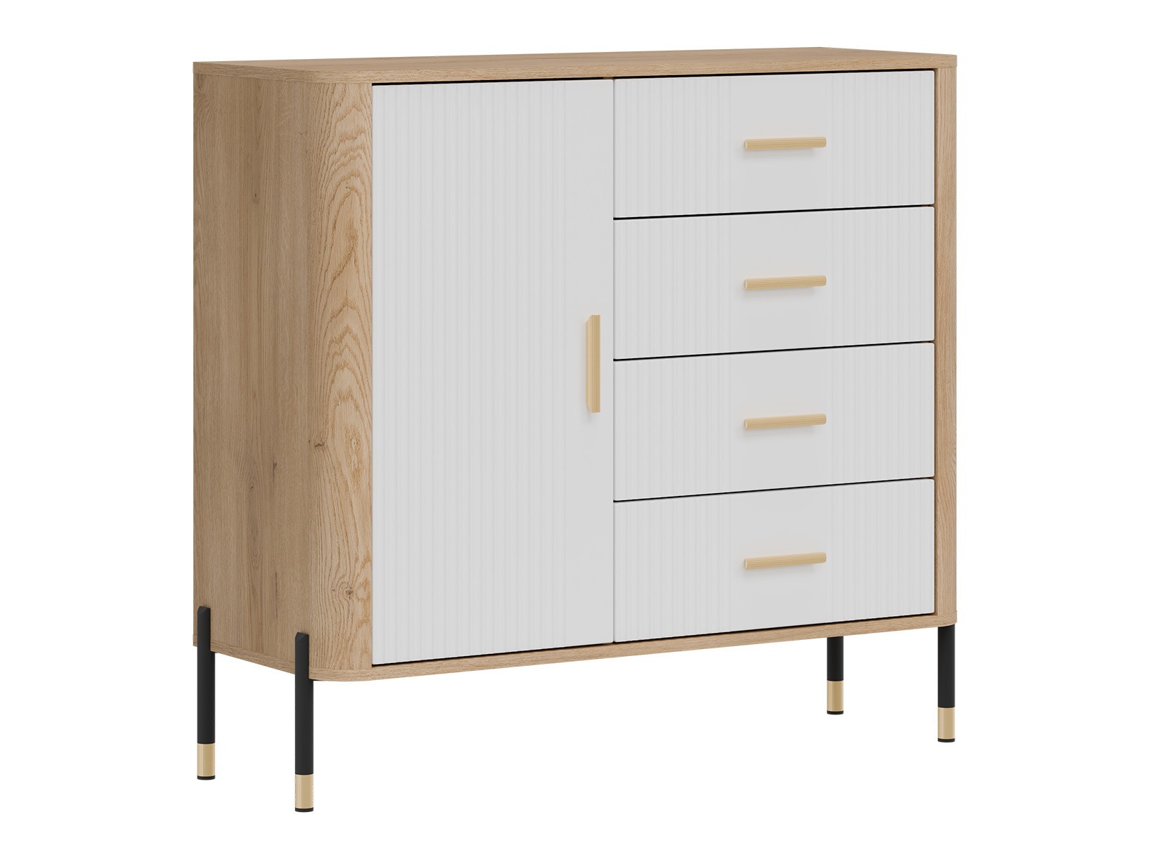 Chest of drawers Flosora 117 (White)