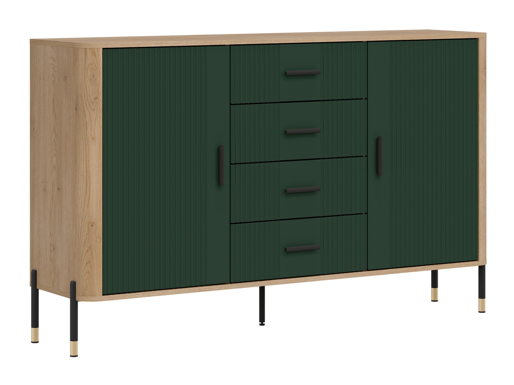 Chest of drawers Flosora 119 (Green)
