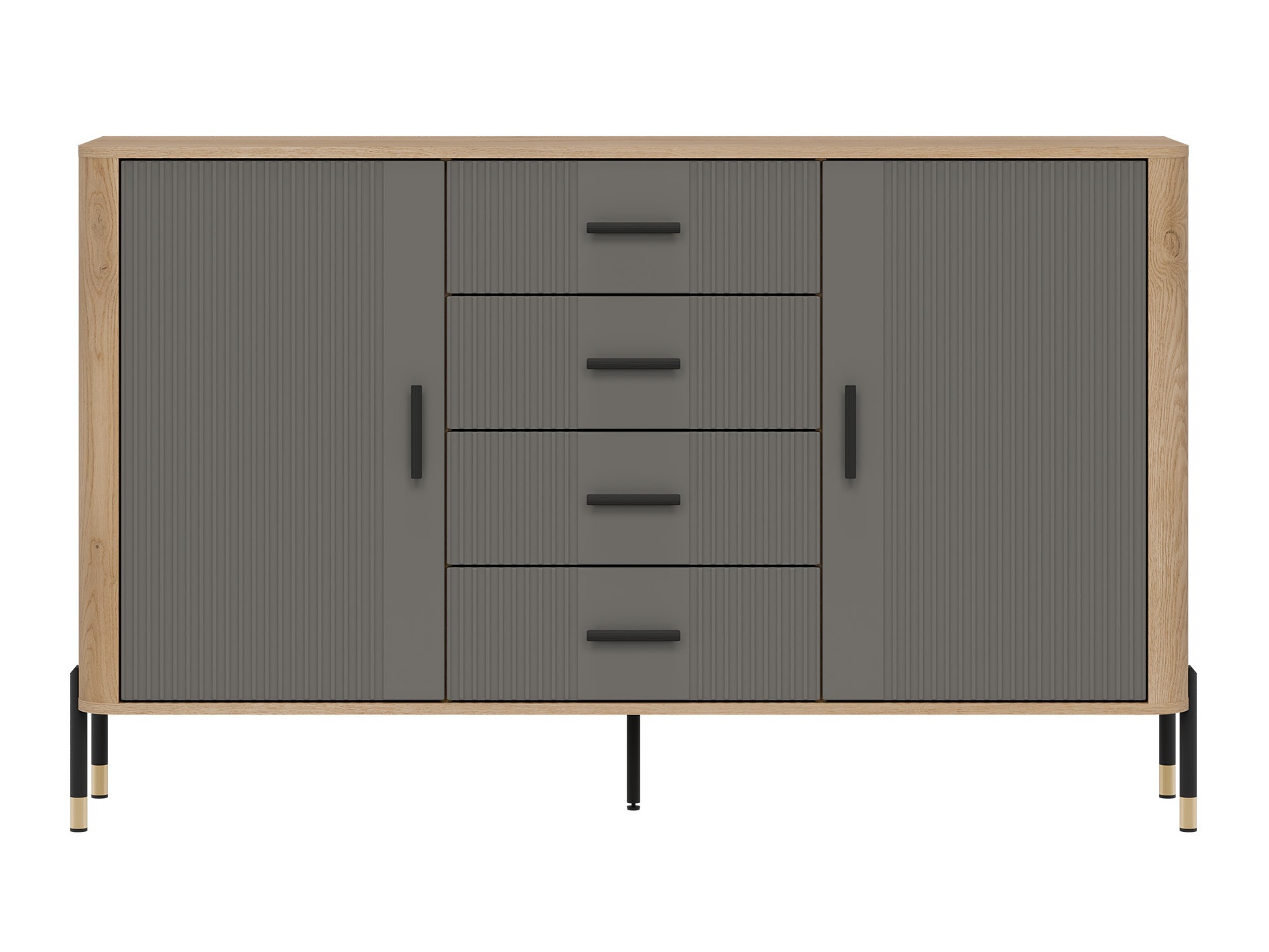 Chest of drawers Flosora 119 (Grey)