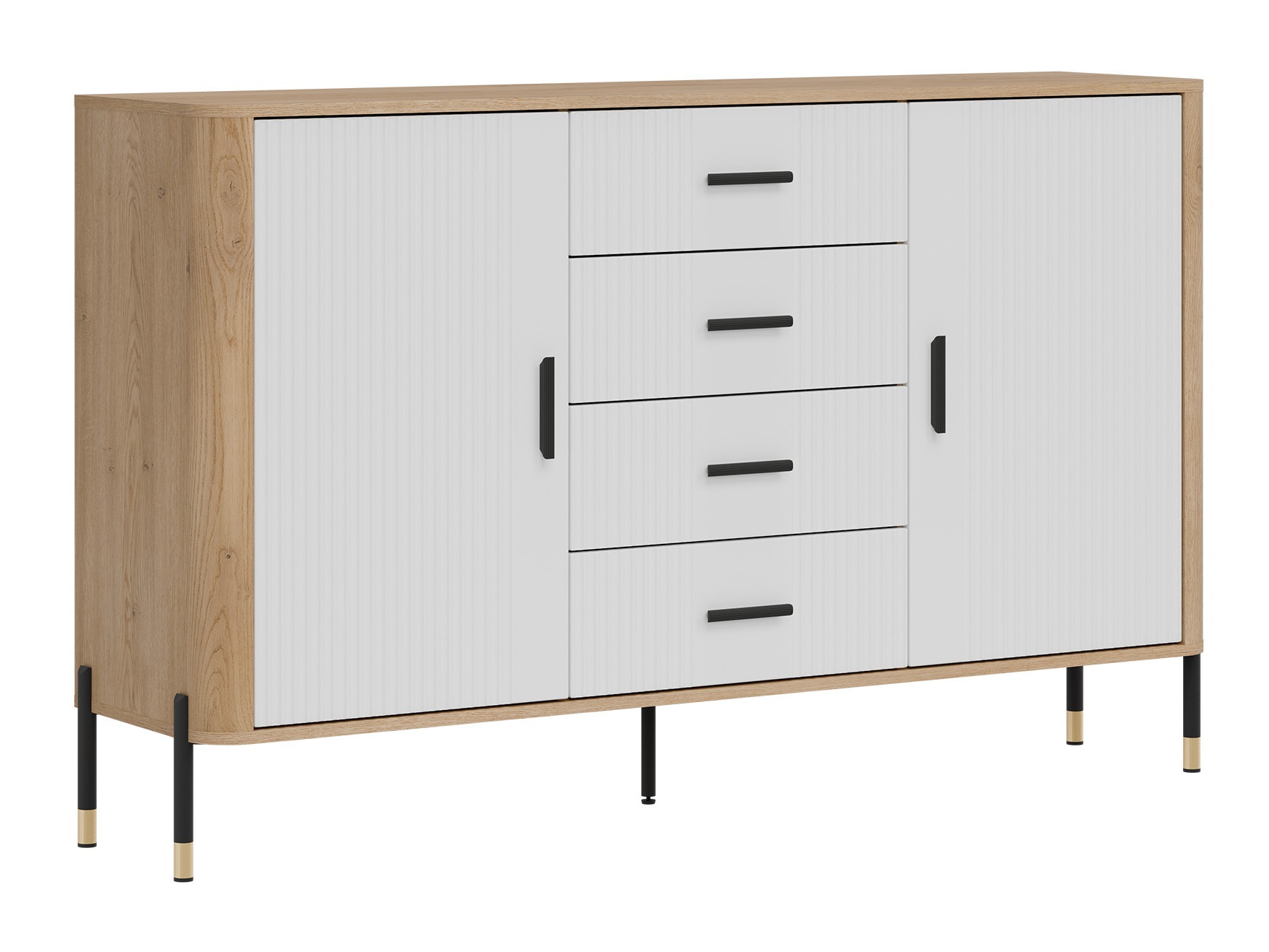 Chest of drawers Flosora 119 (White)