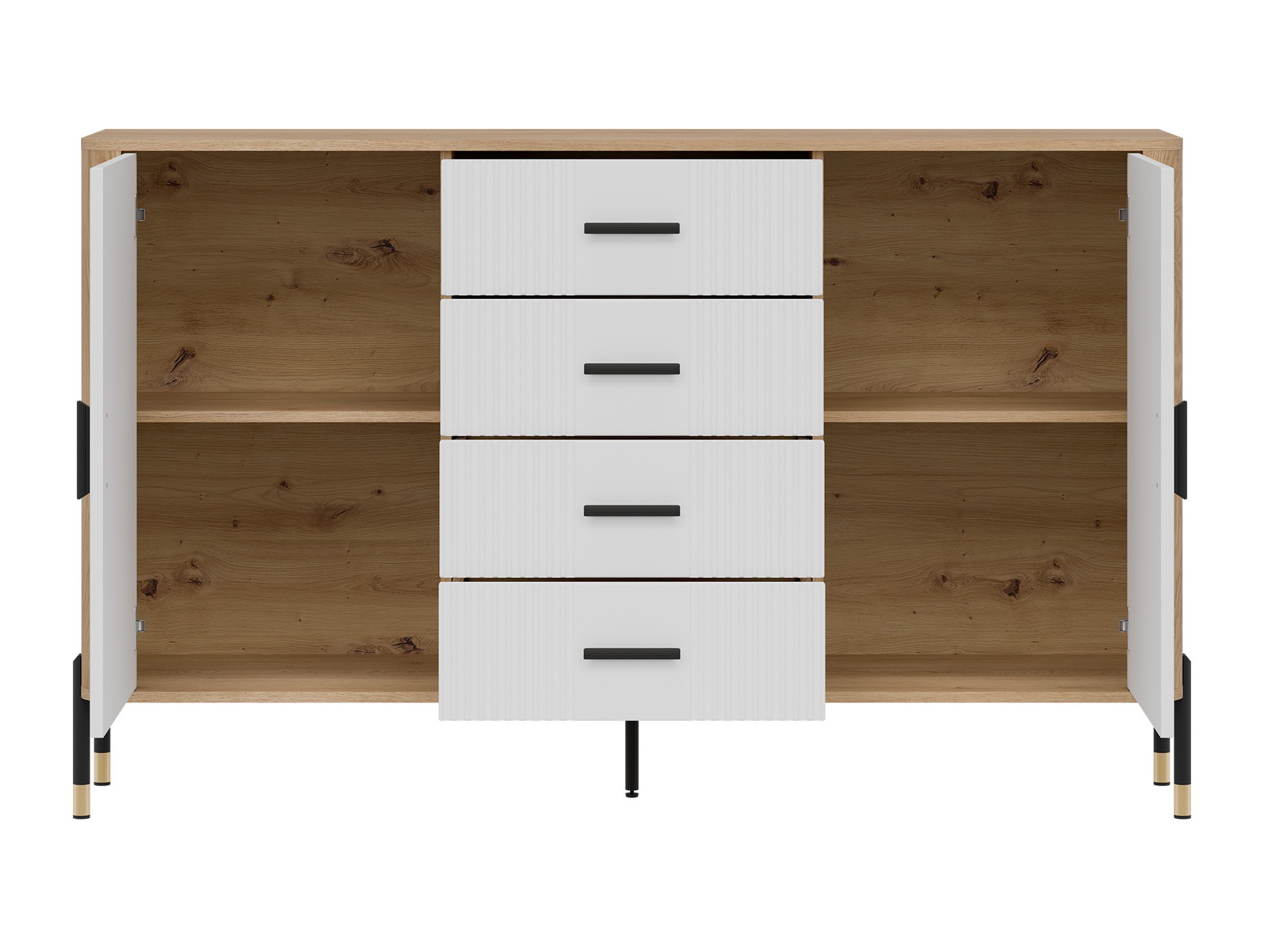 Chest of drawers Flosora 119 (White)