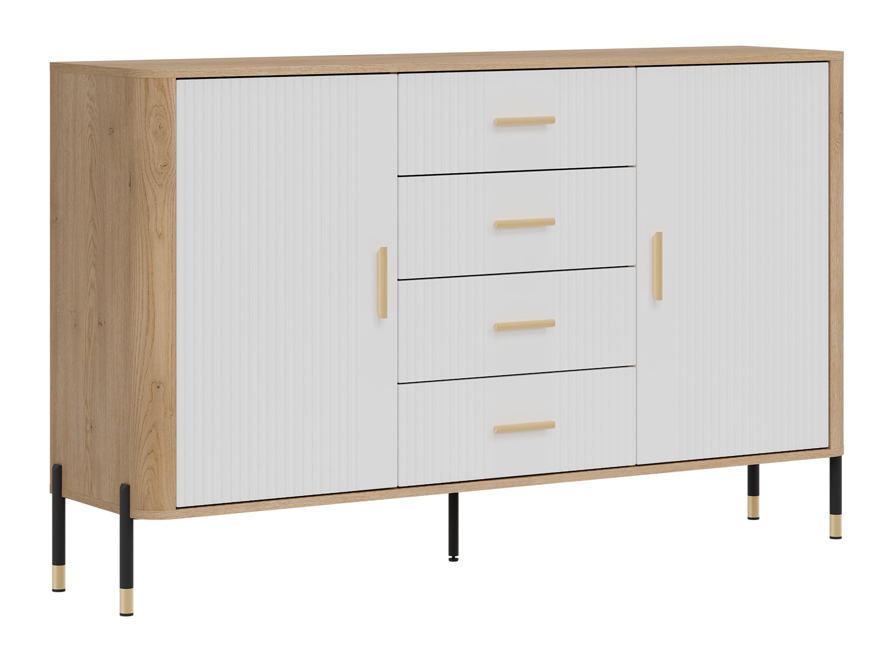 Chest of drawers Flosora 119 (White)