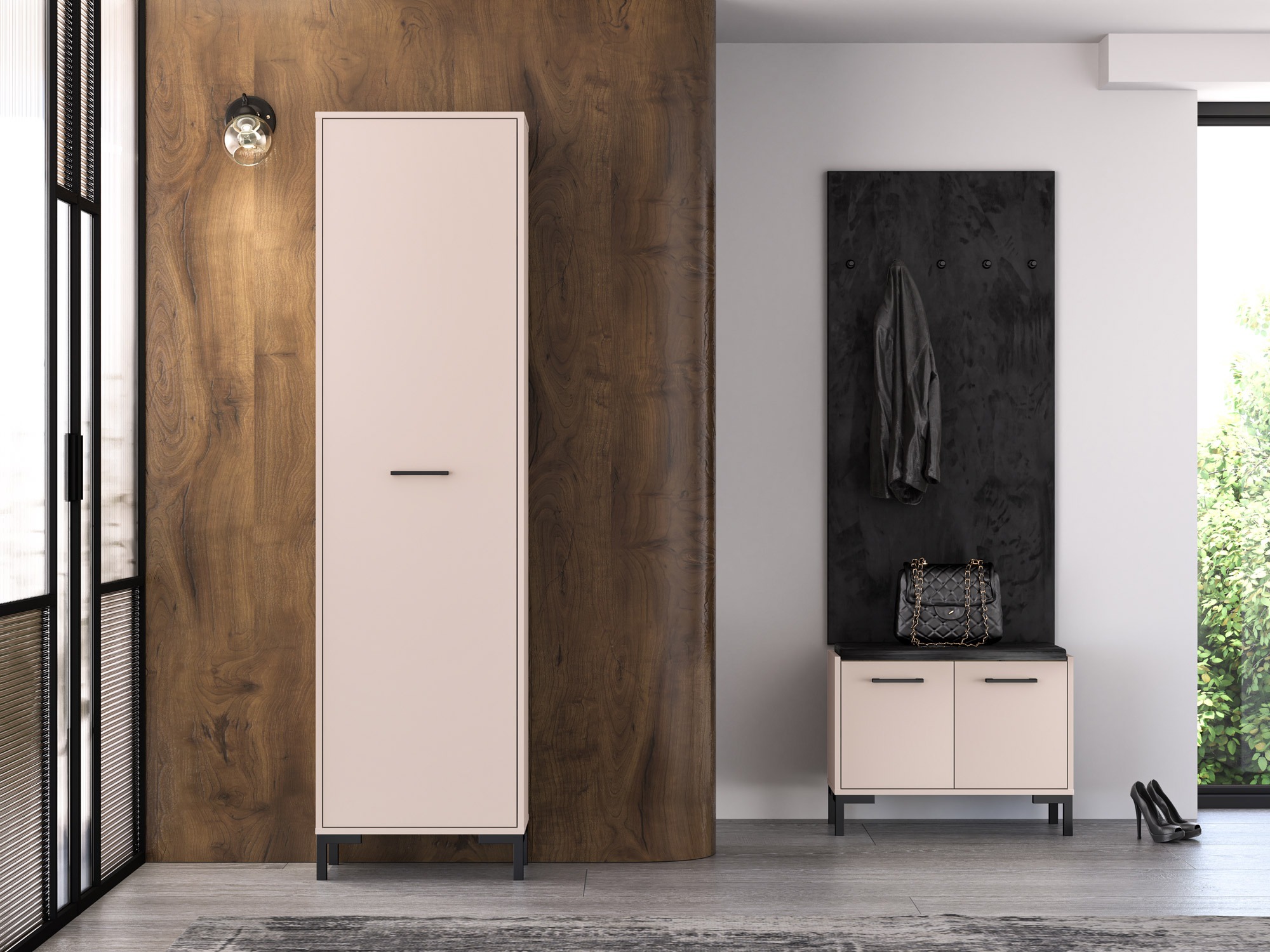 Wardrobe Fiolevo 100