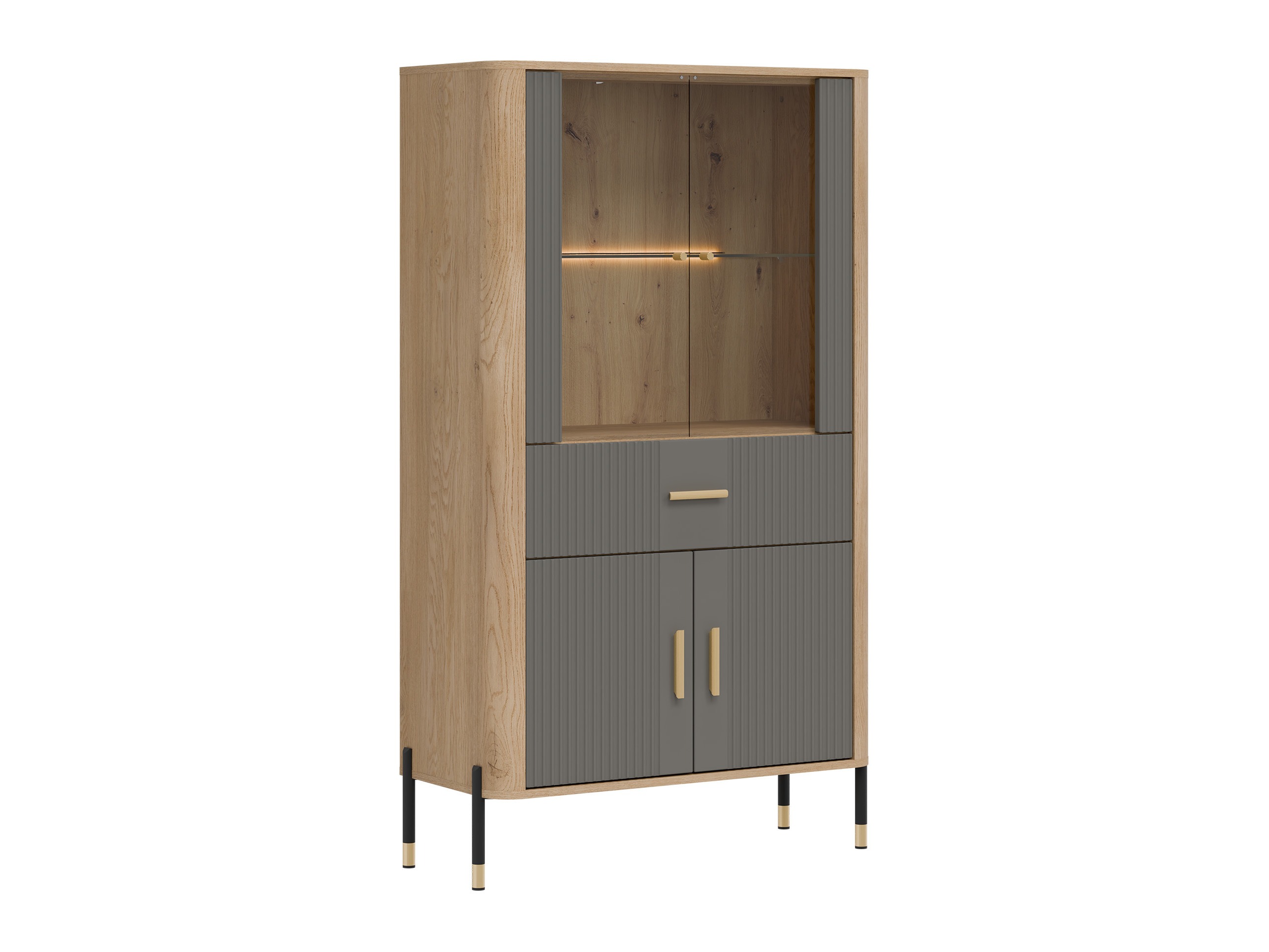 Βιβλιοθήκη Flosora 125 (Γκρι)