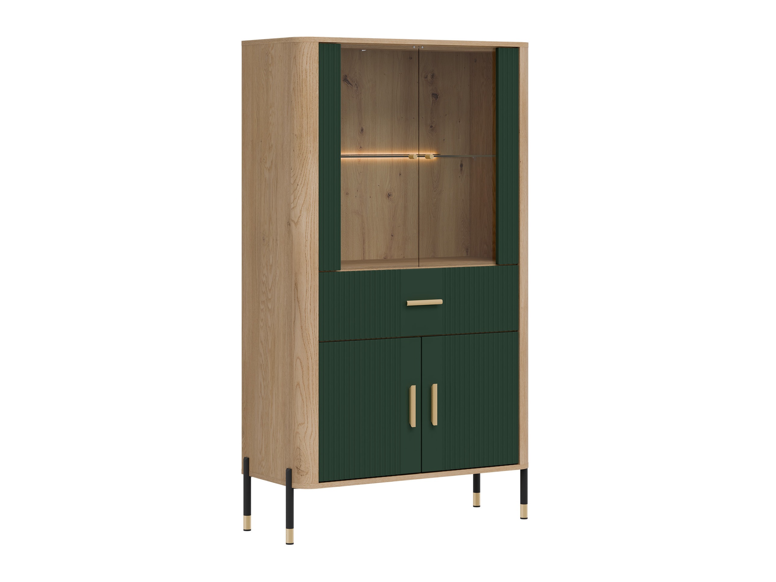 Bookcase Flosora 125 (Green)