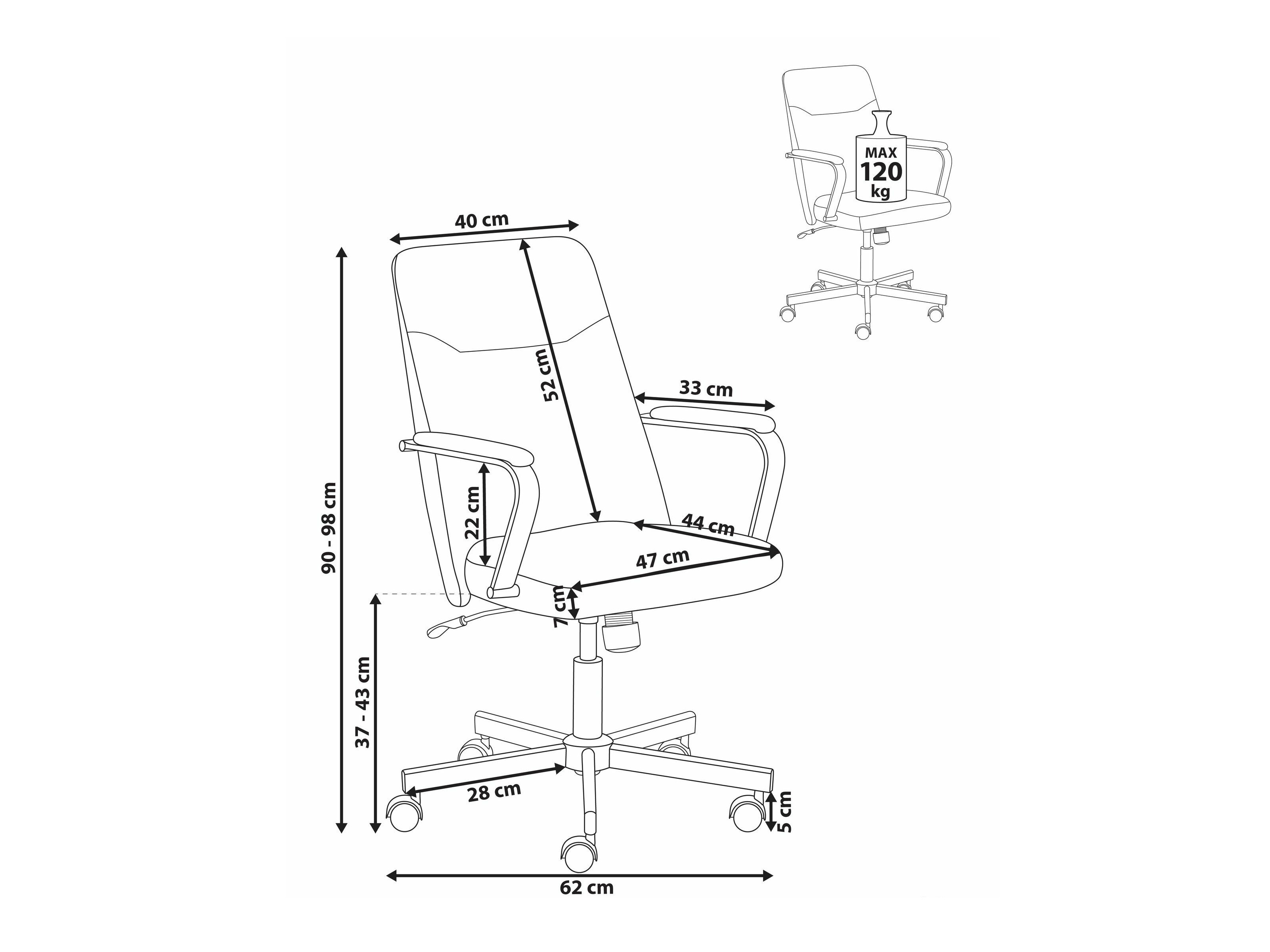 Office chair Berwyn 2758 (Green)