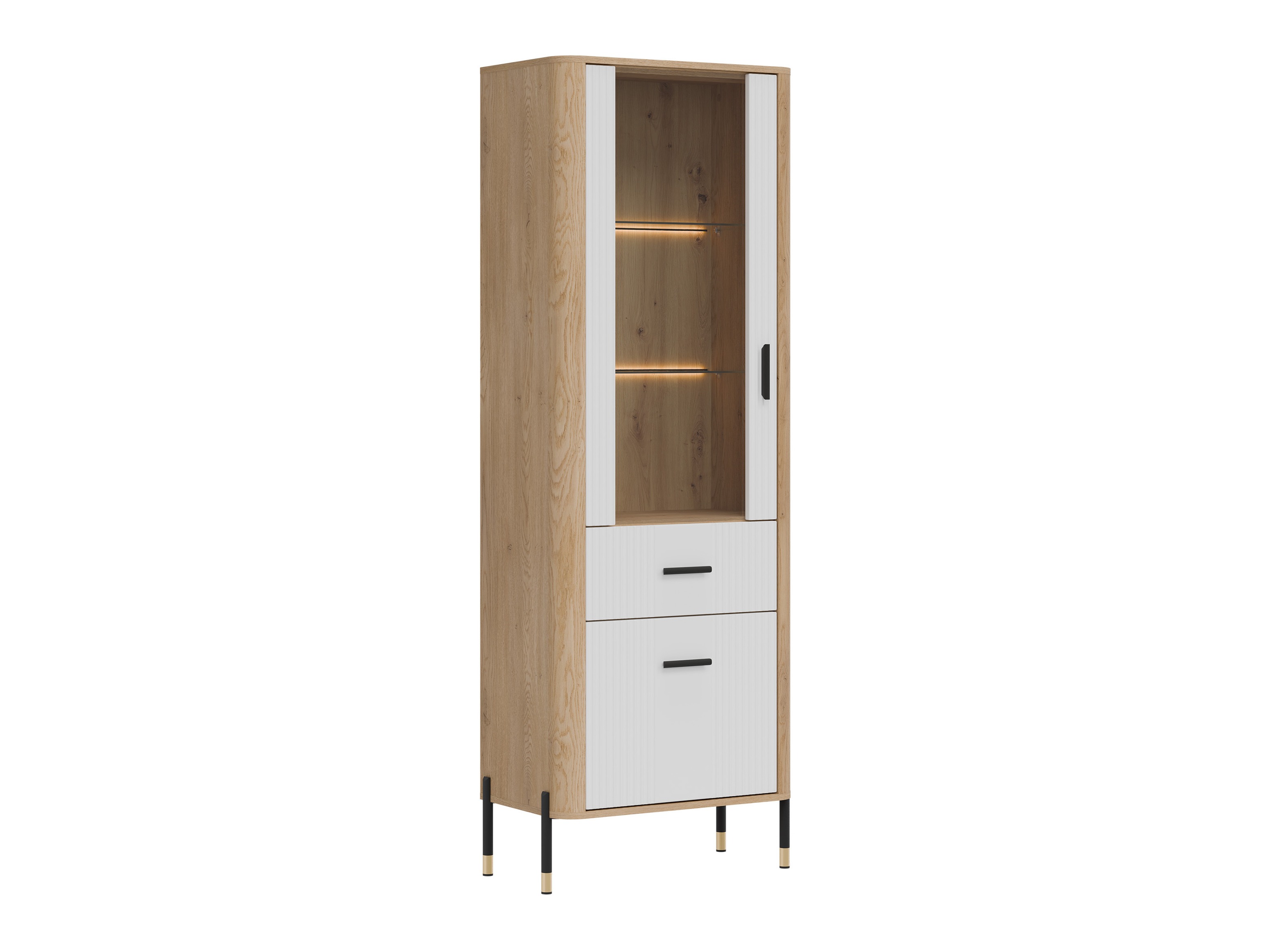 Bookcase Flosora 127 (White)