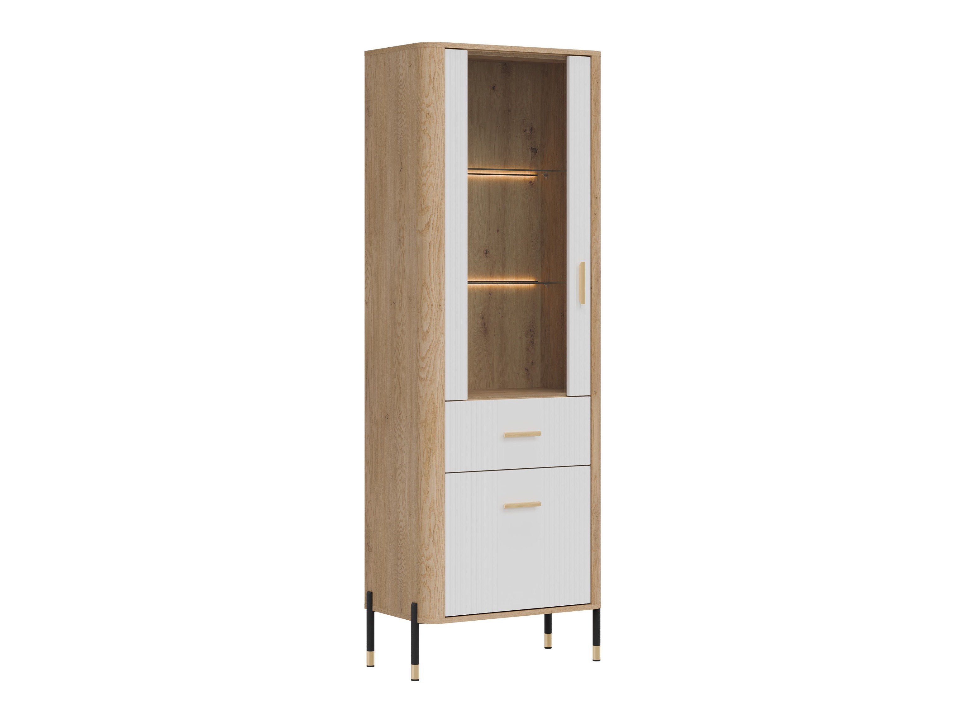 Bookcase Flosora 127 (White)