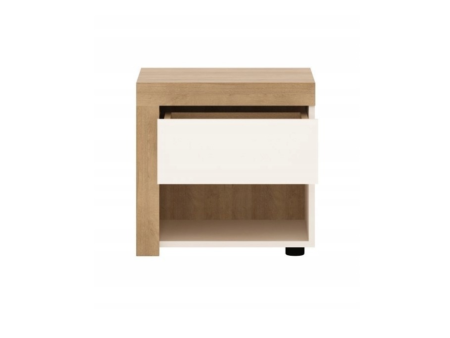Bedroom set Feldeli 122 (Riviera oak + Glossy white)