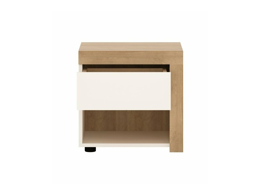 Bedroom set Feldeli 122 (Riviera oak + Glossy white)