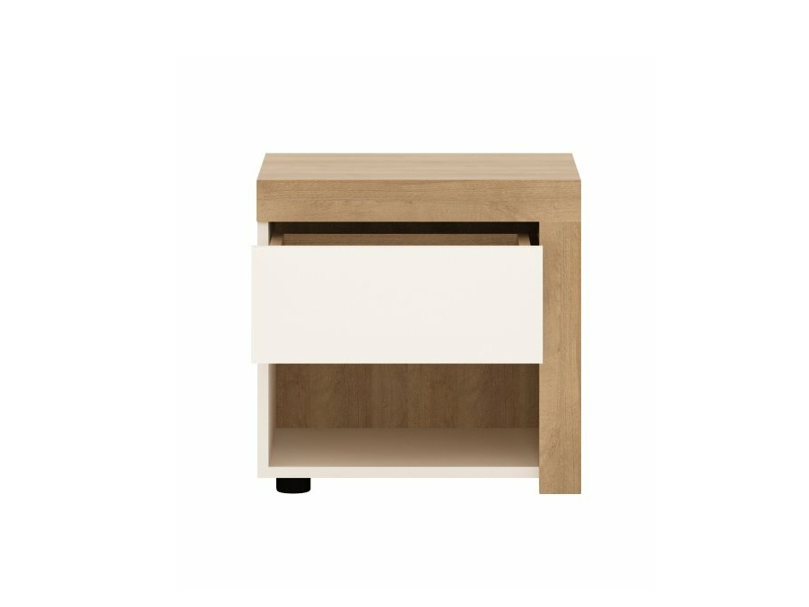 Bedroom set Feldeli 122 (Riviera oak + Glossy white)