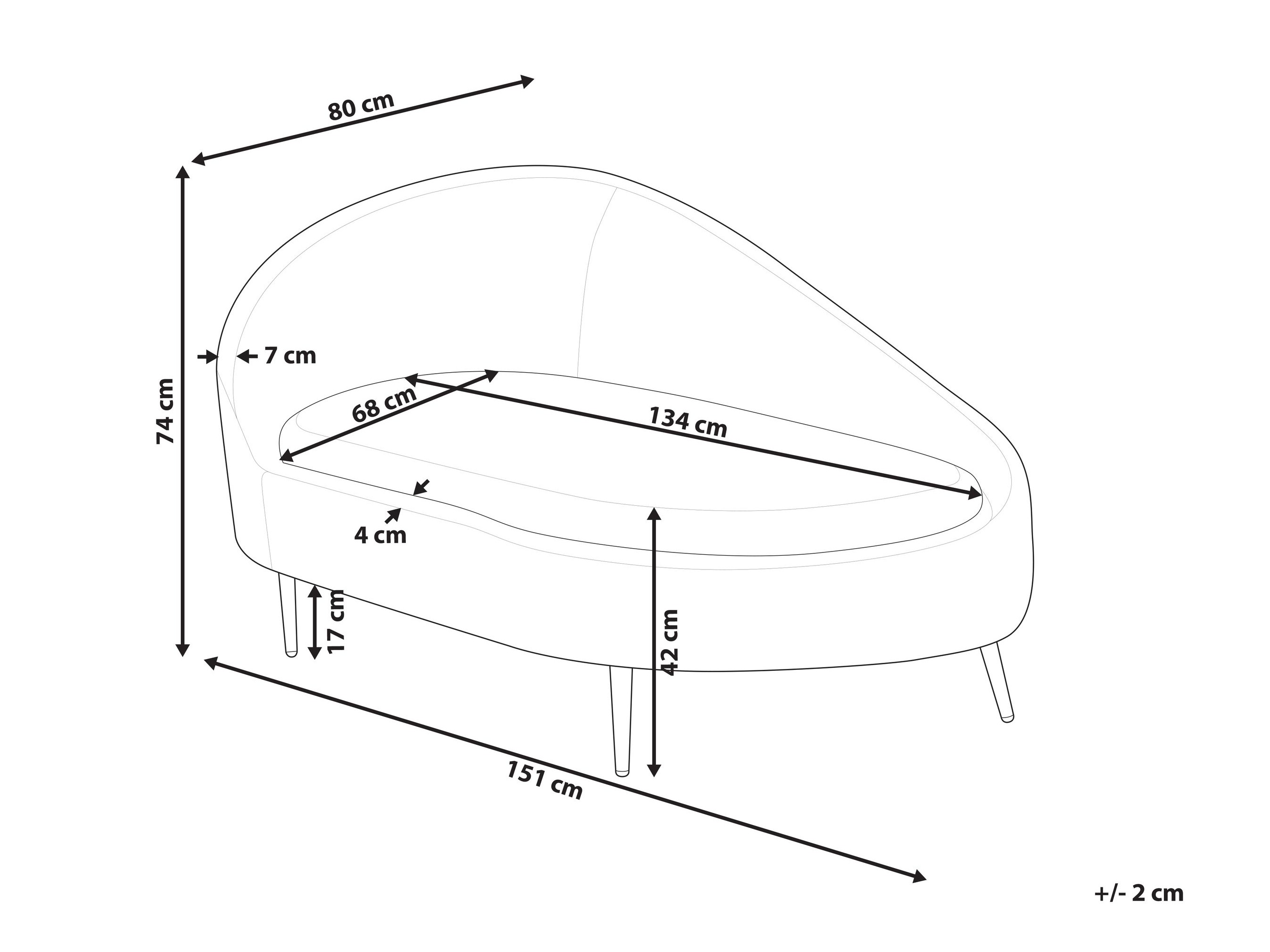Ανάκλινδρο Berwyn 2787 (Ανοιχτό καφέ)