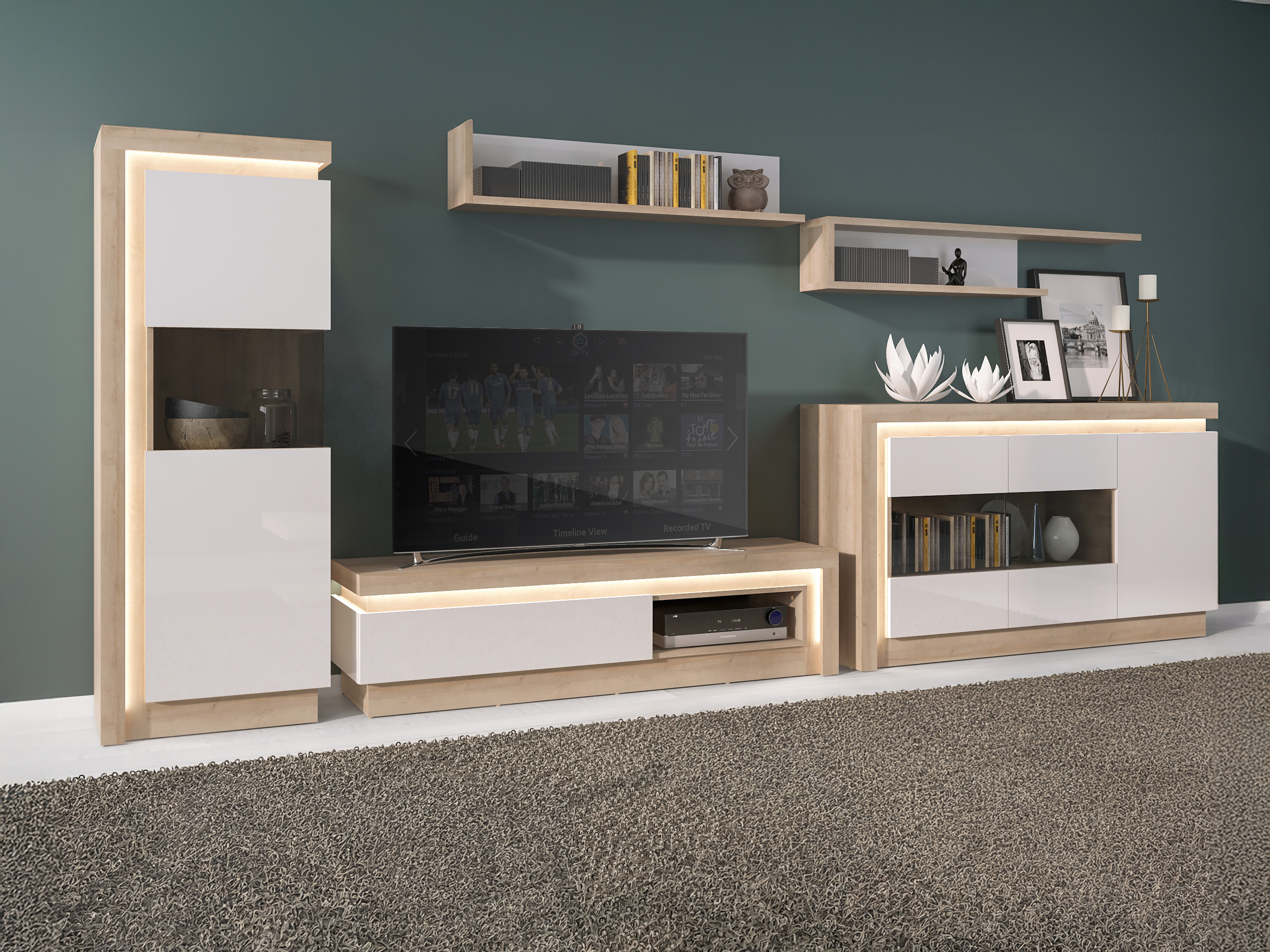 Σετ επίπλων σαλονιού Feldeli 125