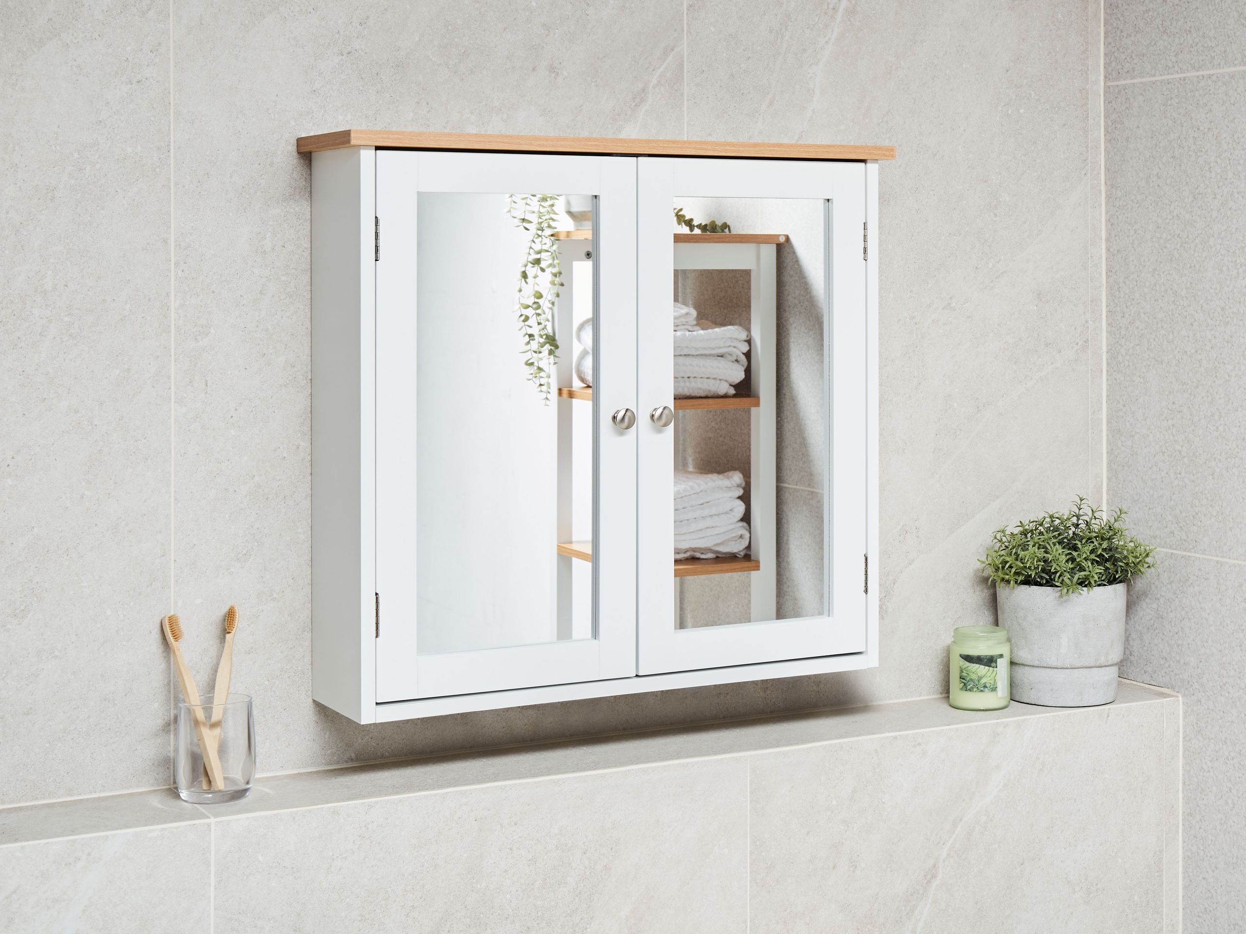 Bathroom mirror cabinet Berwyn 2800