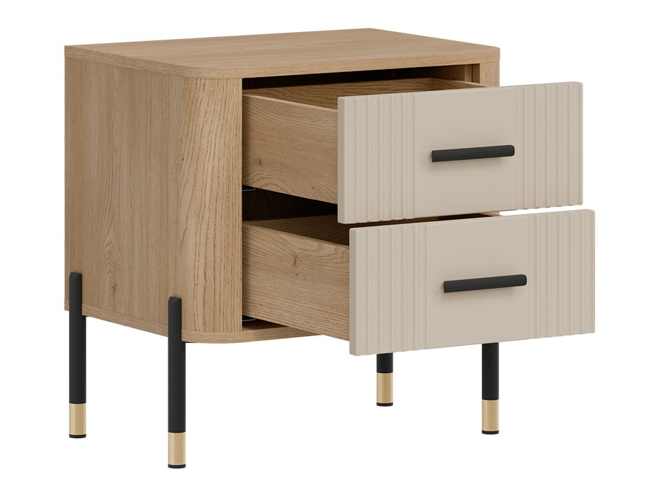Bedside table Flosora 140 (Cashmere)