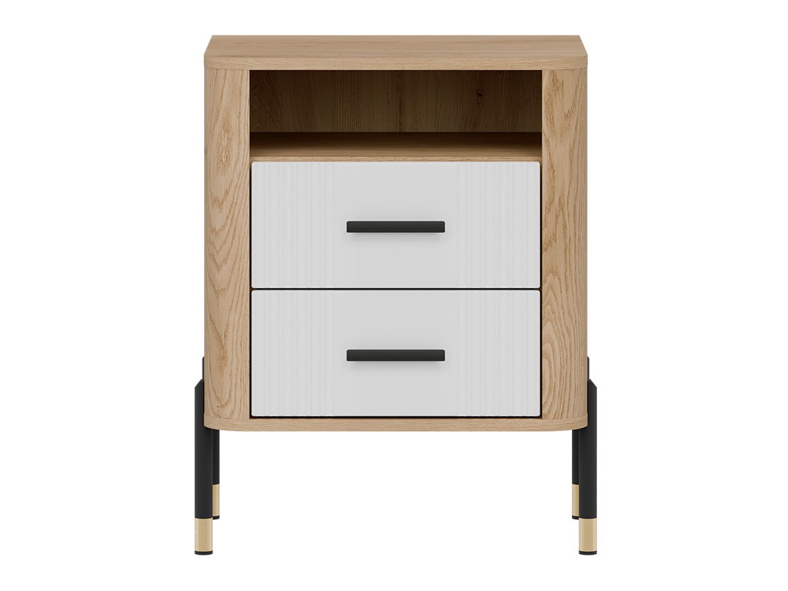Bedside table Flosora 142 (White)