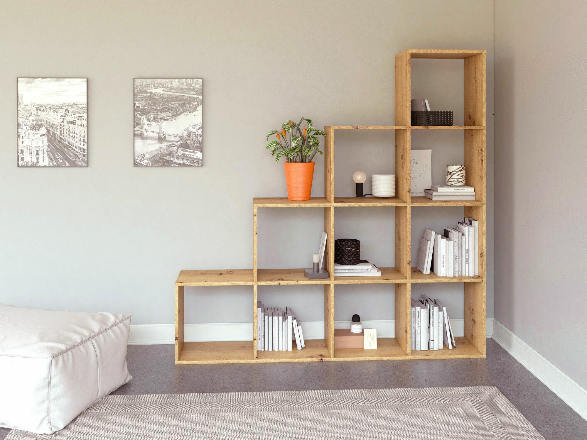 Βιβλιοθήκη Mandeville 233 (Artisan βελανιδιά)