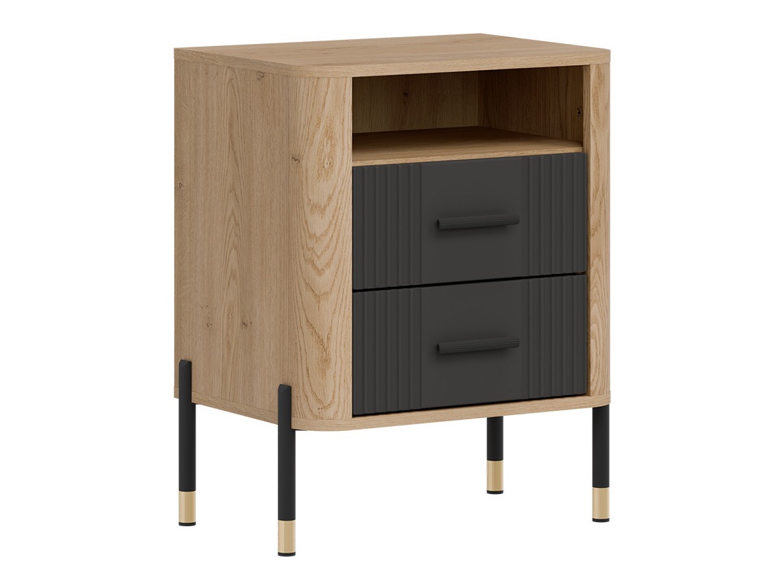 Bedside table Flosora 142 (Anthracite)