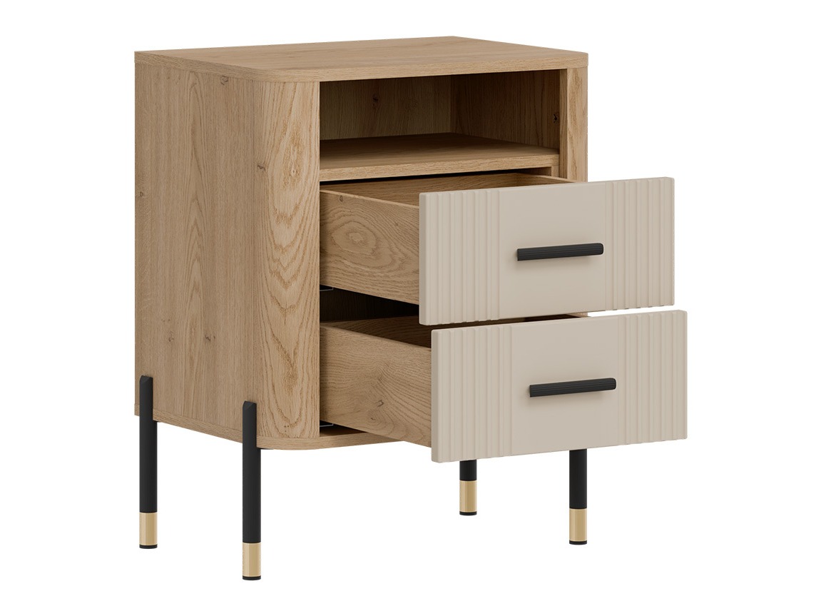 Bedside table Flosora 142 (Cashmere)